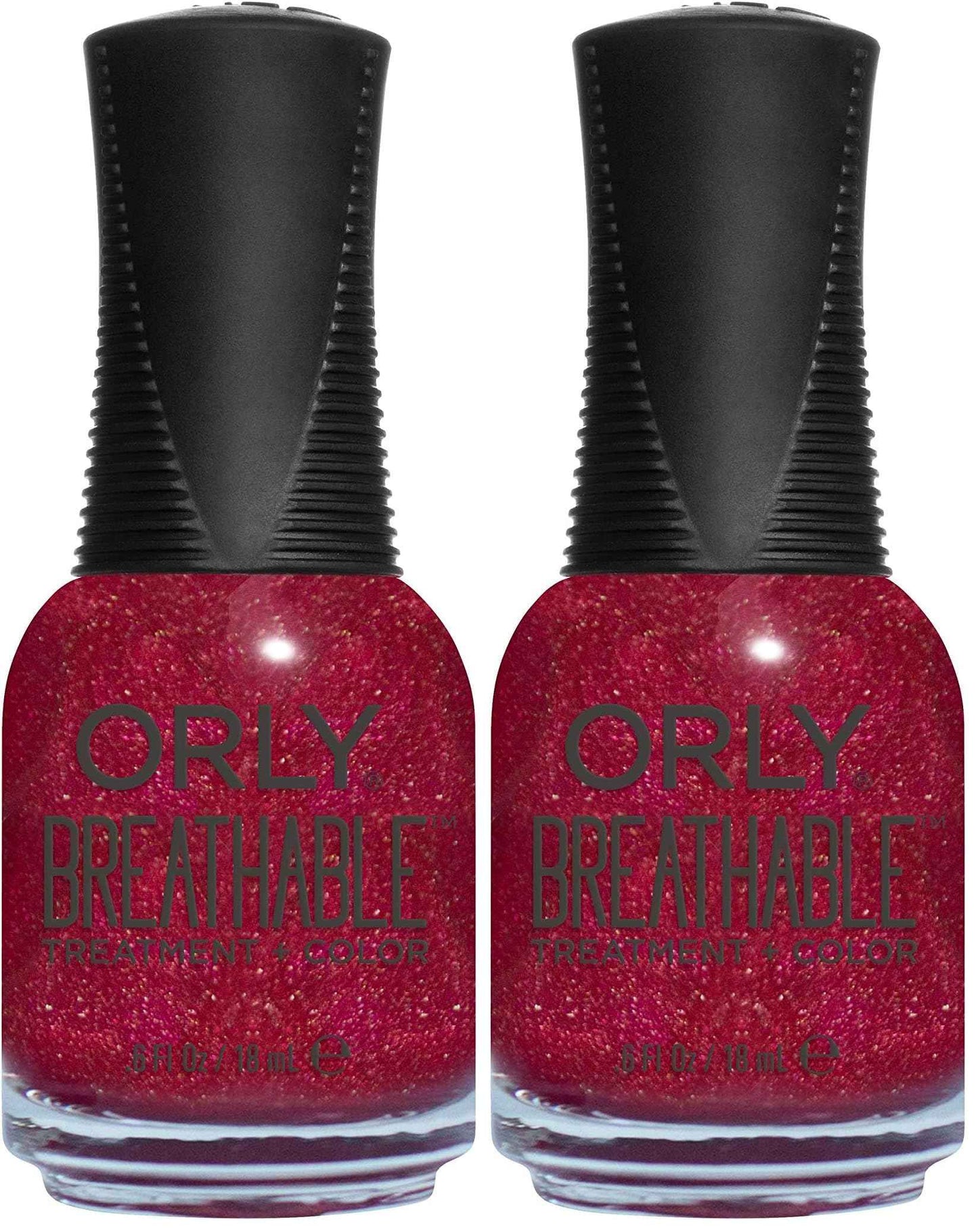Orly Breathable Nail Color, Stronger than Ever, 0.6 Fluid Ounce (Pack of 2)