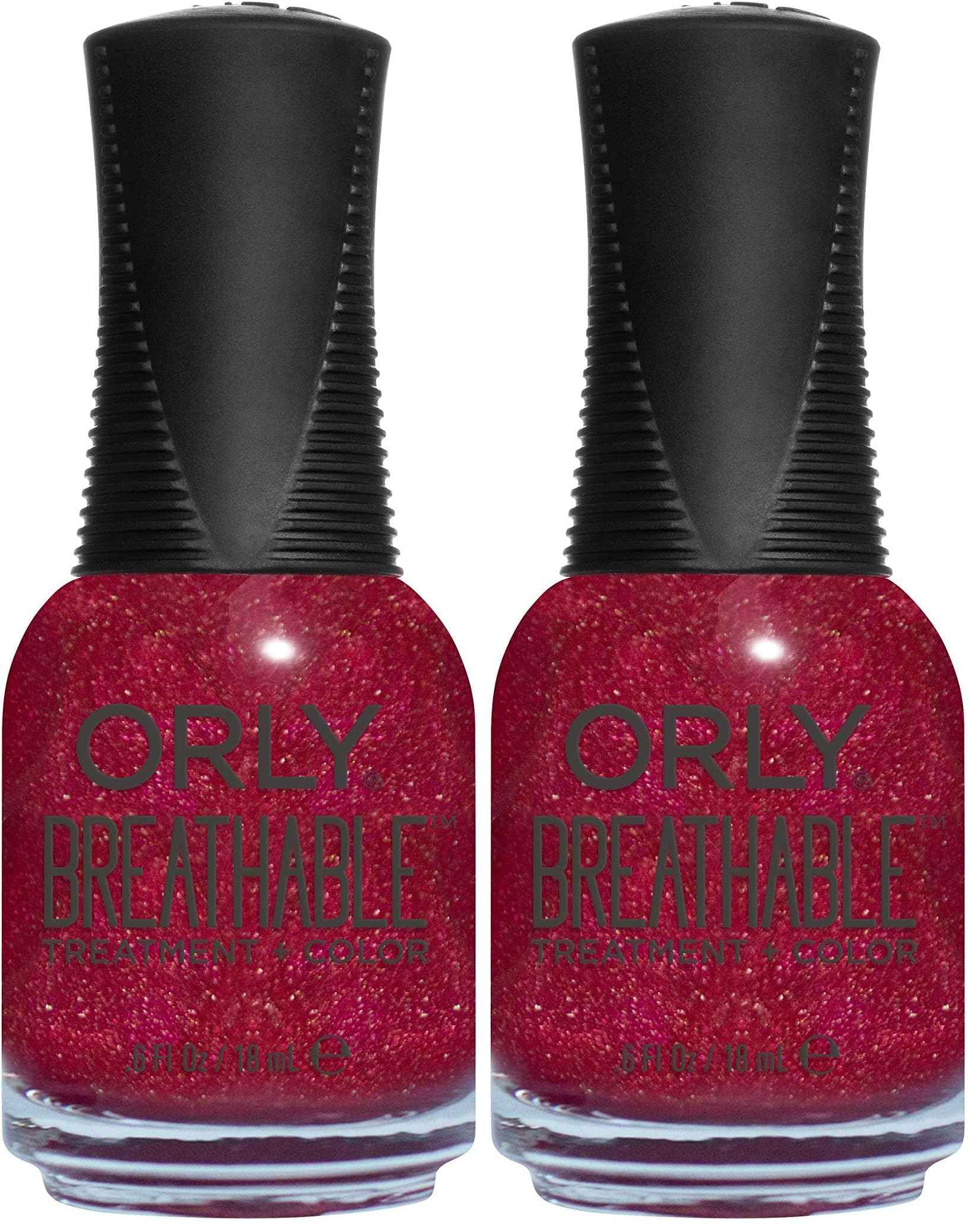 Orly Breathable Nail Color, Stronger than Ever, 0.6 Fluid Ounce (Pack of 2)