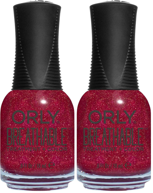 Orly Breathable Nail Color, Stronger than Ever, 0.6 Fluid Ounce (Pack of 2)