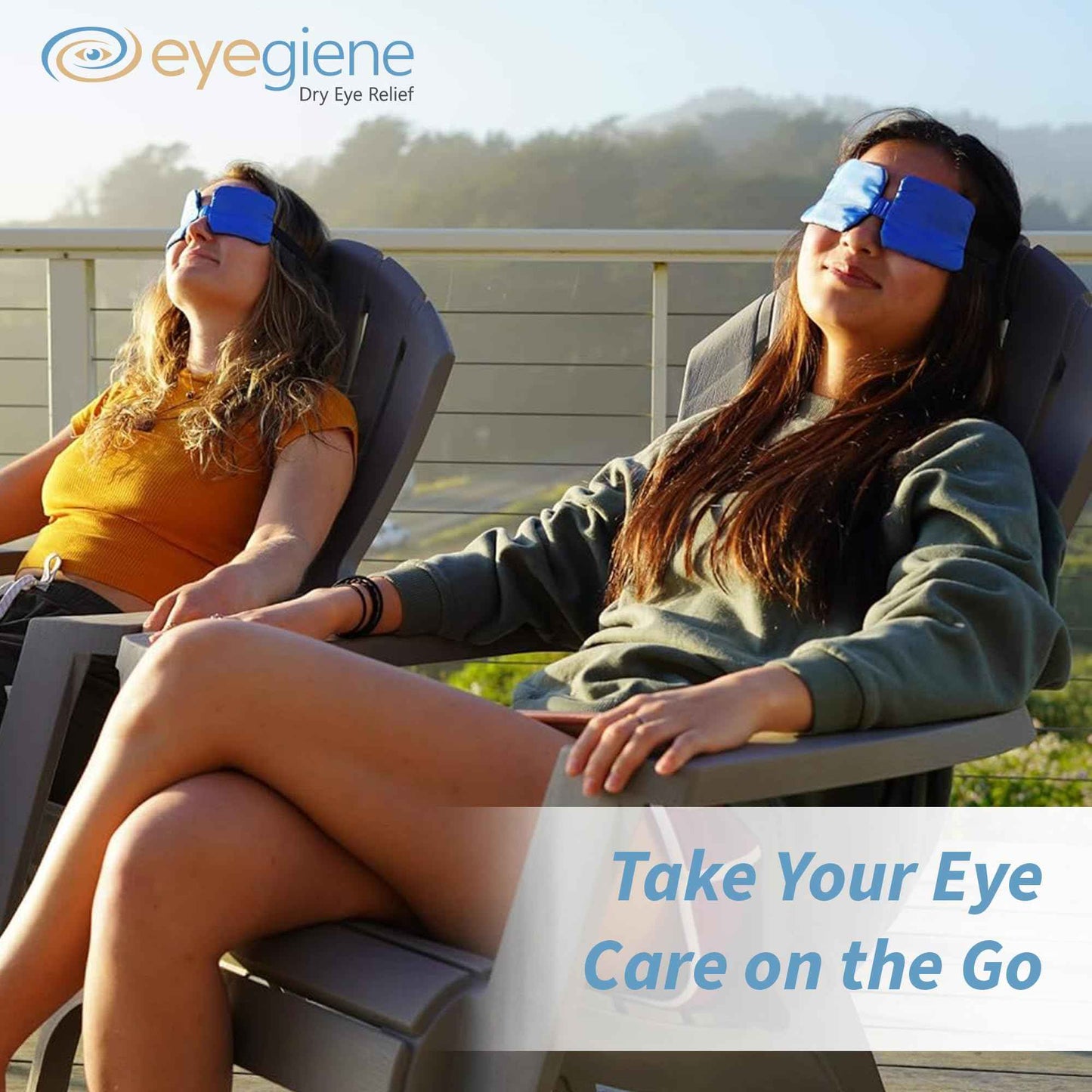 EyeGiene Insta-Warmth Eye Mask - Portable Self Heating Masks for Dry Eyes -Multi-Use Heat Treatment for Dryness, Fatigue, Styes, Blepharitis - Steam Eye Mask - Warm Compresses for Dry Eyes (1 Eyemask)