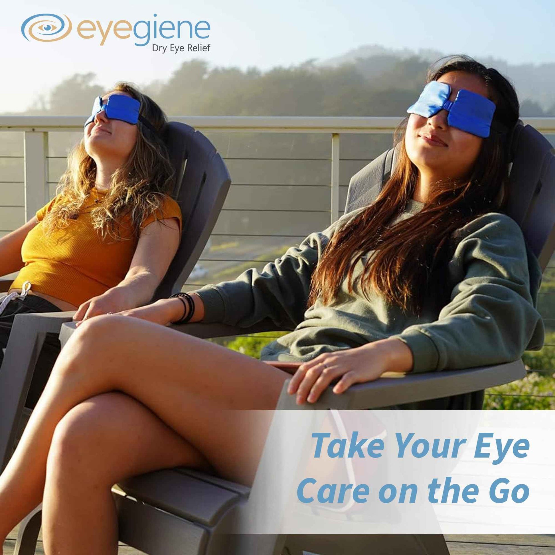 EyeGiene Insta-Warmth Eye Mask - Portable Self Heating Masks for Dry Eyes -Multi-Use Heat Treatment for Dryness, Fatigue, Styes, Blepharitis - Steam Eye Mask - Warm Compresses for Dry Eyes (1 Eyemask)