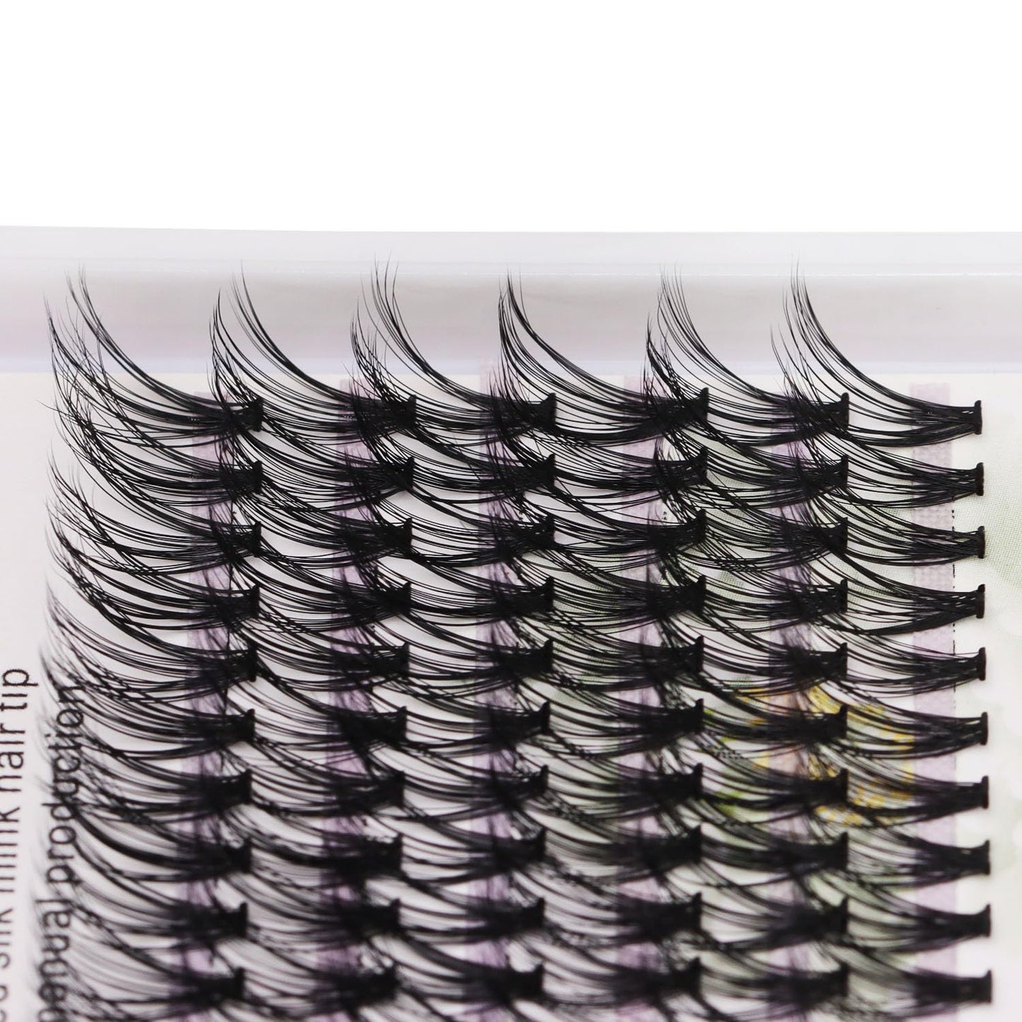 Bodermincer 20 Root Thickness 0.07mm C Curl 3D Individual Eyelashes Extension Soft Black Fake False Eye Lashes Tools (14mm)