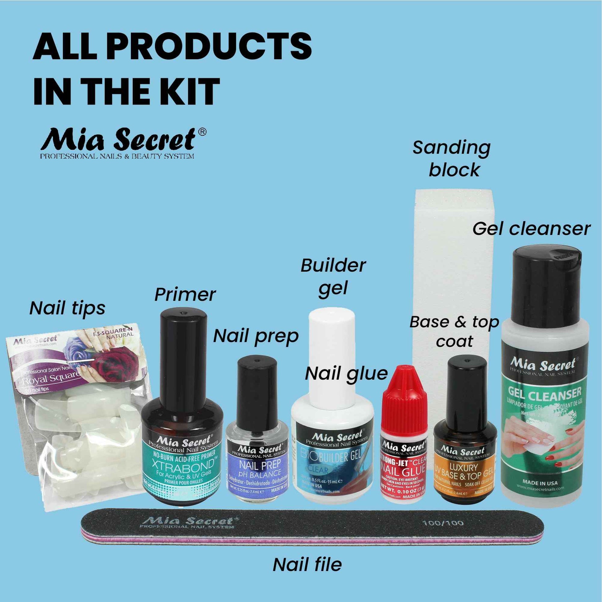 Mia Secret Builder Kits (BioBuilder Gel Kit)
