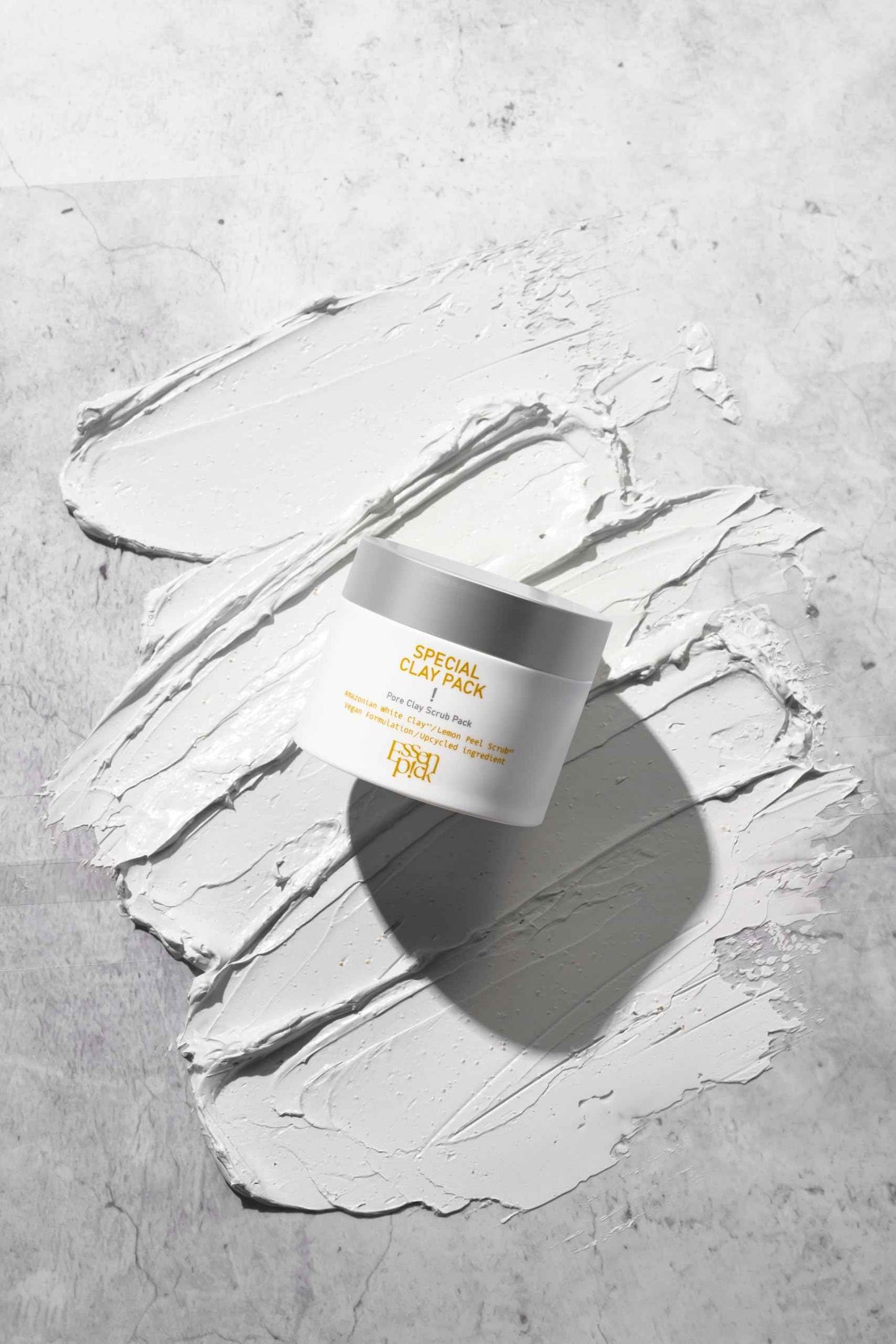 Essenpick Special Clay Mask + Scrub Pack – Dual-Action Pore Purifying & Exfoliating Treatment with Natural Exfoliants | Whipped Amazonian White Clay & Lemon Peel Scrub
