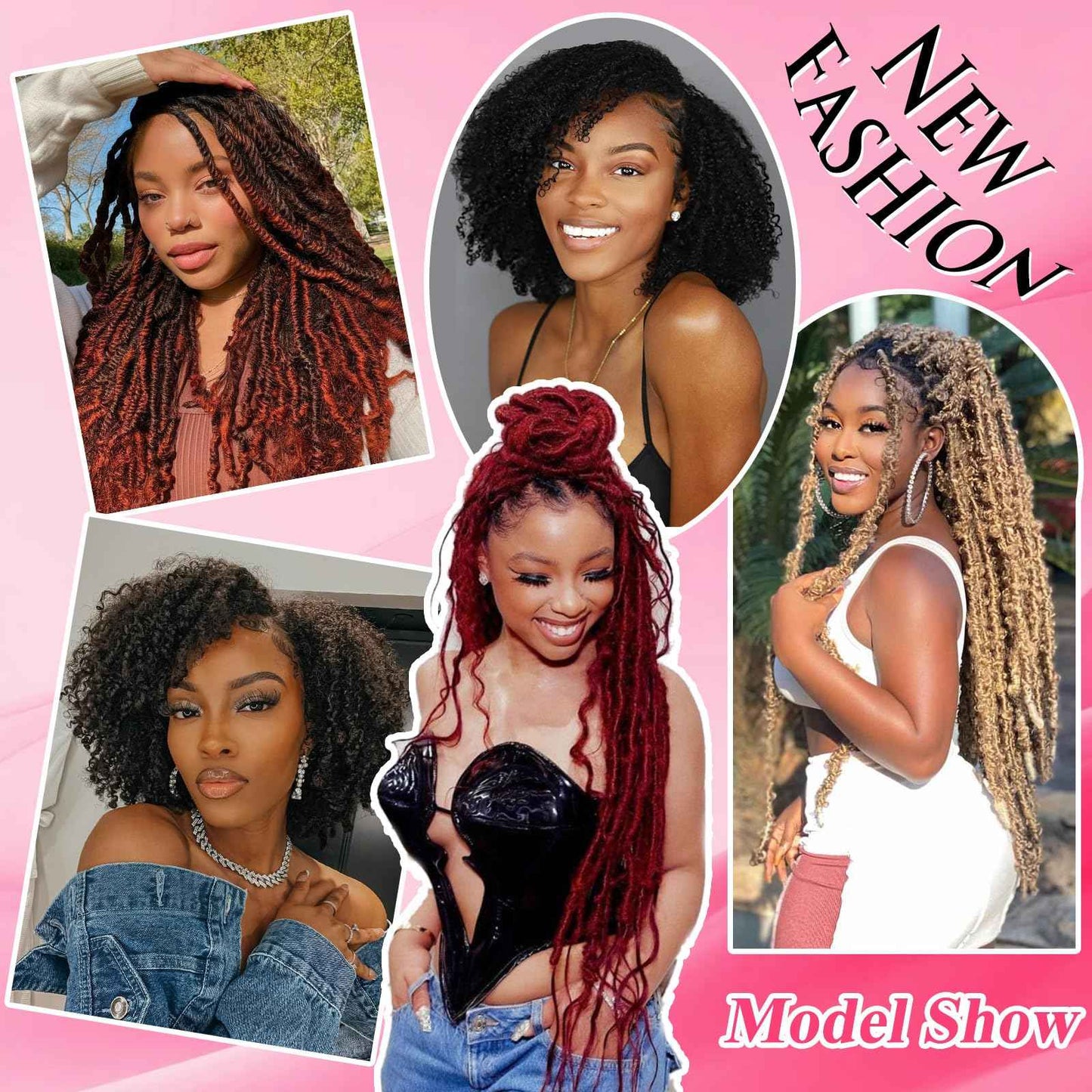 Afro Kinkys Bulk Human Hair for Braiding Afro Kinky-Curly Human Hair Bulk for Twist Ginger 18 Inch 50g/Bundle No Weft 4c Kinky Curly Bundles for Braids Micro Locs Dreadlock Extensions #350