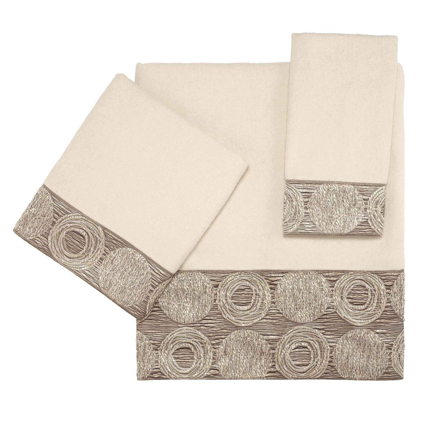 Avanti Linens Galaxy Wash Cloth, Ivory