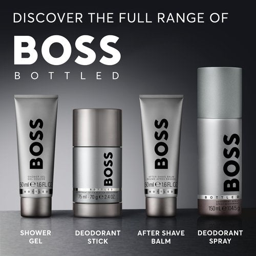 Hugo Boss Boss Bottled Deodorant Stick for Men – With Notes of Apple, Cardamom & Vetiver – 2.4 oz.