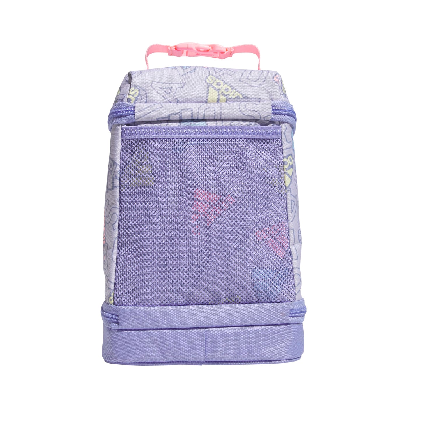 adidas Excel 2 Insulated Lunch Bag, Adi Comp Silver Violet/Light Purple/Pink Spark, One Size