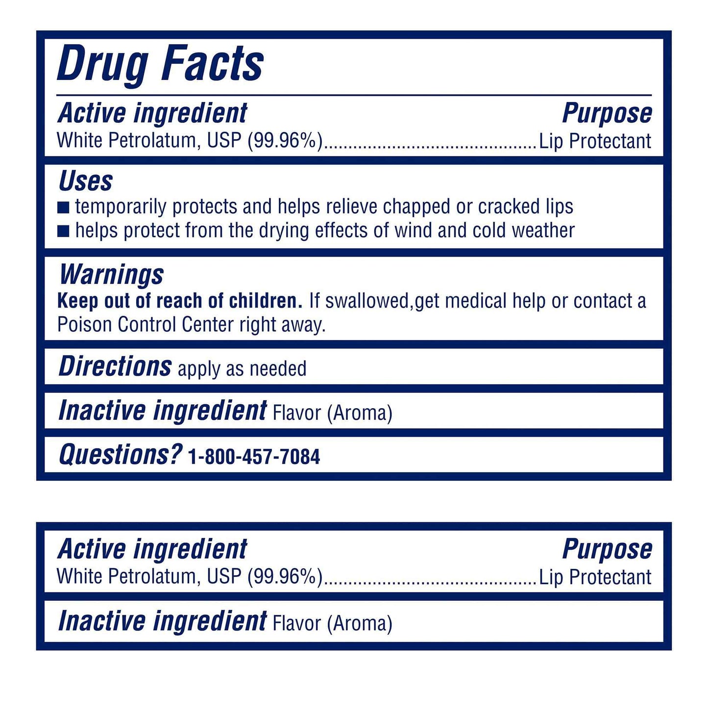 Vaseline Lip Therapy Advanced Healing 12-Pack – White Petroleum Moisturizing Lip Balm for Extremely Dry Lips, 0.35 Oz Ea