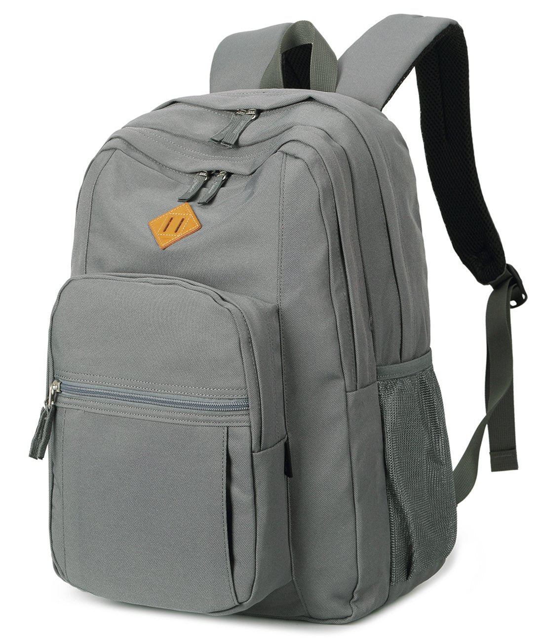 abshoo Classical Basic Womens Travel Backpack For College Men Water Resistant Bookbag (Grey)