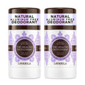 Lavanila Vanilla Lavender Aluminum Free Deodorant 2-Pack - The Healthy Deodorant for Men and Women, Solid Stick (2 Ounce Each), Vegan