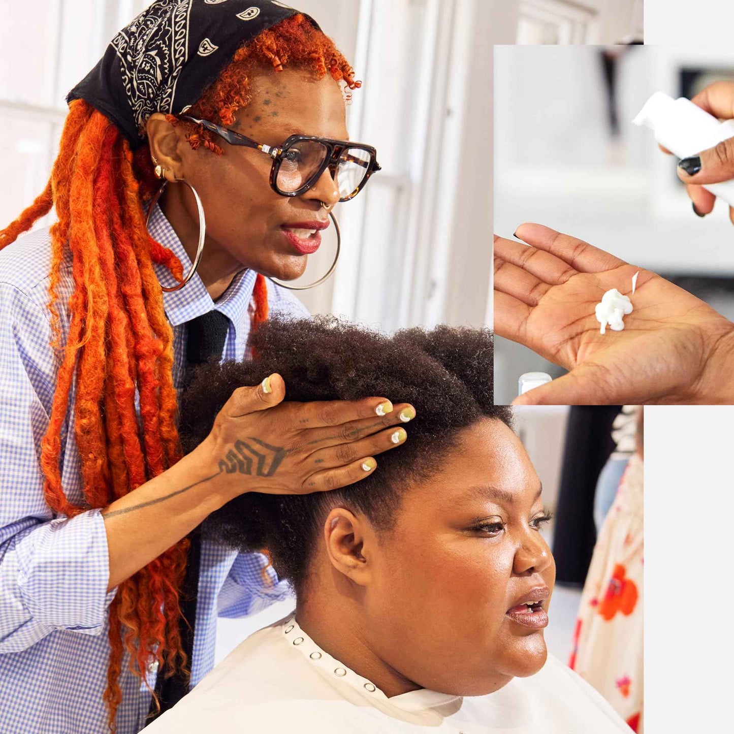 Hairstory Dressed Up - Heat Protectant Hair Care Lotion | Leave-in Thermal Protection for Blow Dryer, Curling & Flat Iron | Split Ends and Frizziness Protector | Styling Cream to Maintain Volume, 4oz