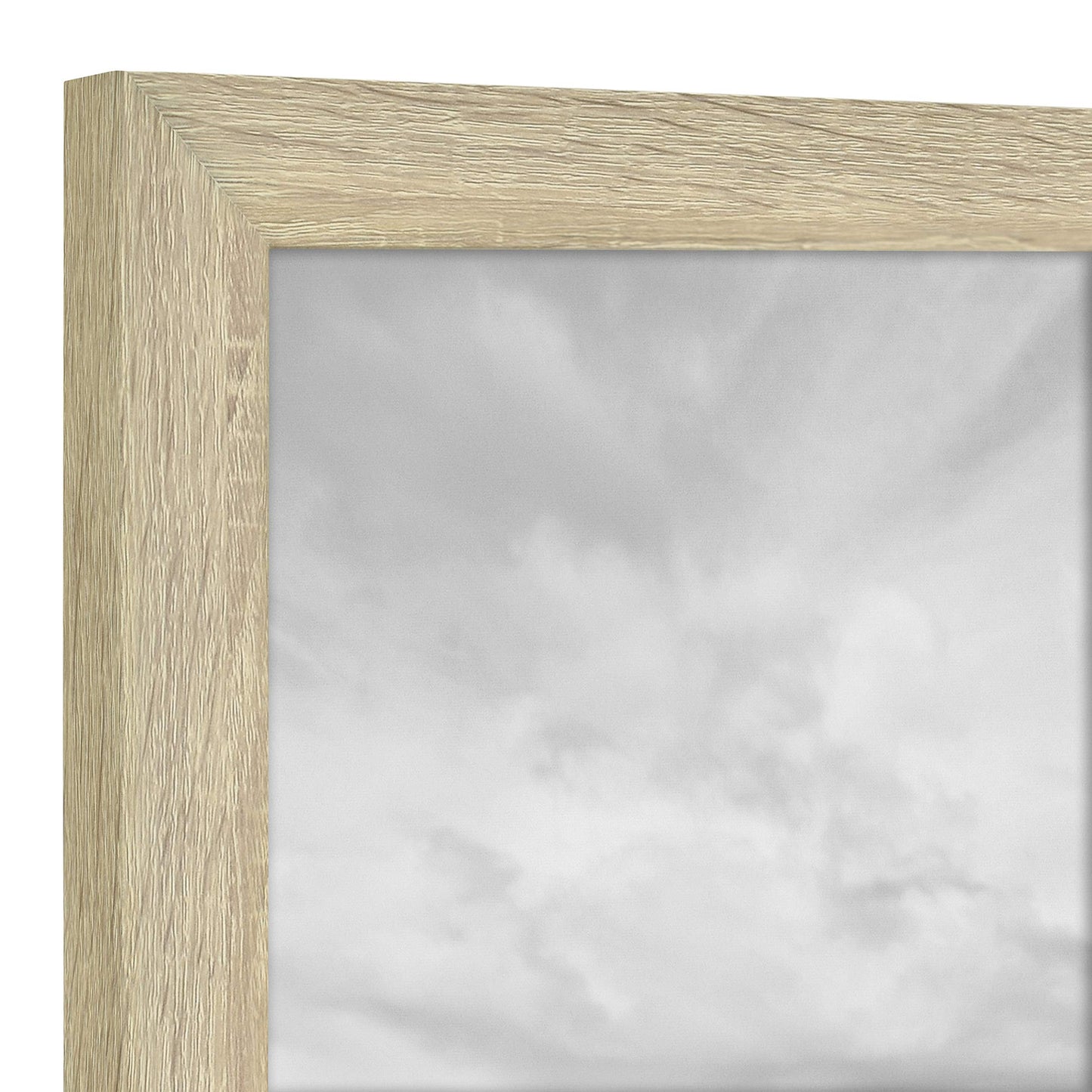 MCS Studio Gallery Set-of-7 Gallery Wall Picture Frames in Natural Woodgrain, 11x14, 8x10 & 5x7, Rectangle Photo Frames for Photos, Posters & Art Prints (7-Pack)