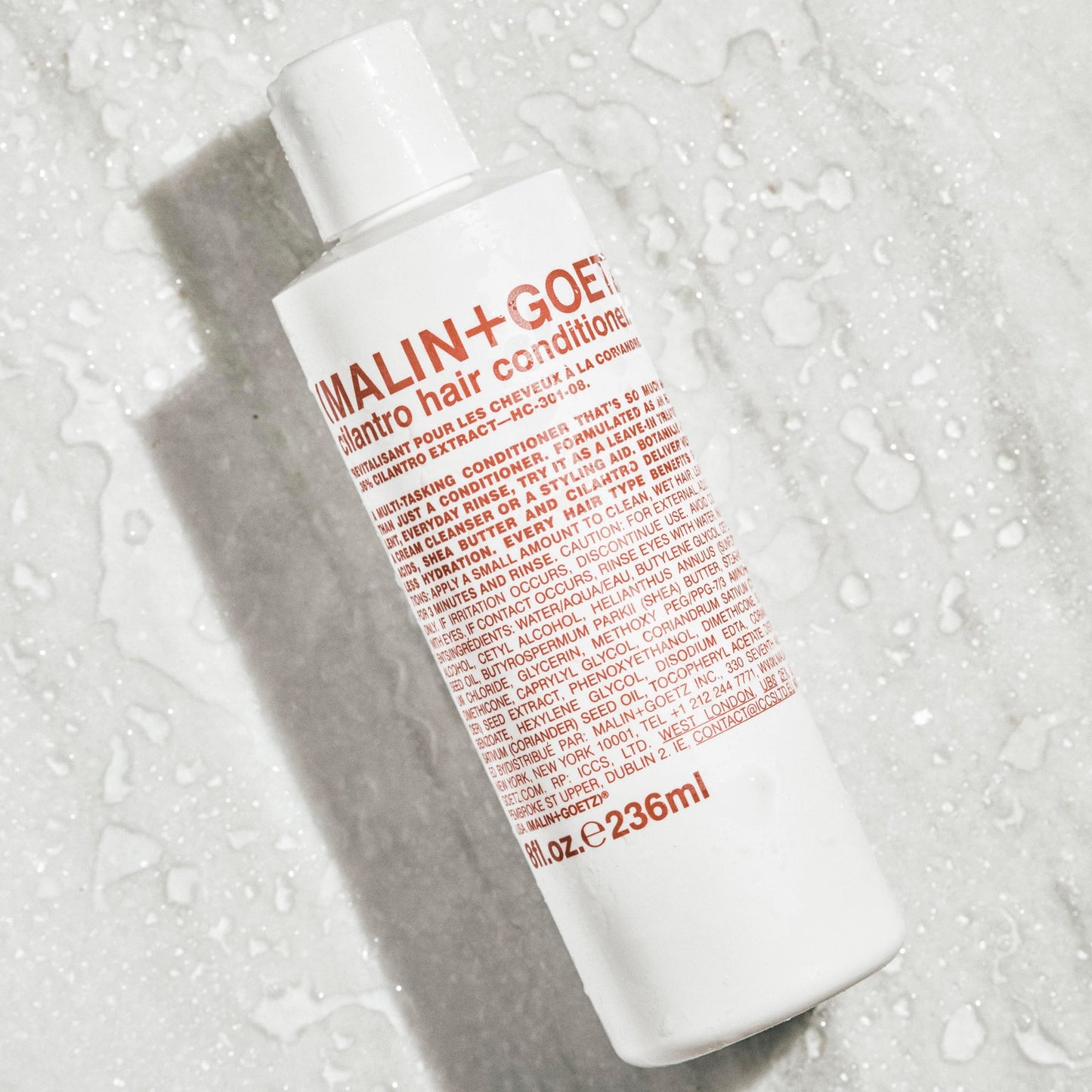 MALIN+GOETZ cilantro conditioner ‚Äîresidue-free, lightweight scalp treatment. conditions, detangles, balances pH, intensely hydrates. tames frizz for all hair types. vegan & cruelty-free, 8 Fl oz