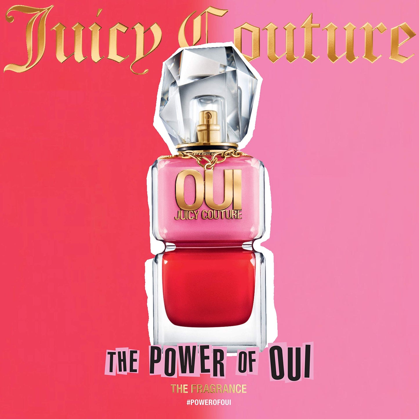 Juicy Couture, Oui Eau De Parfum, Women's Perfume with Notes of Watermelon, Jasmine & Techno Woods - Fruity & Floral Perfume for Women, EDP Spray, 3.4 Fl Oz