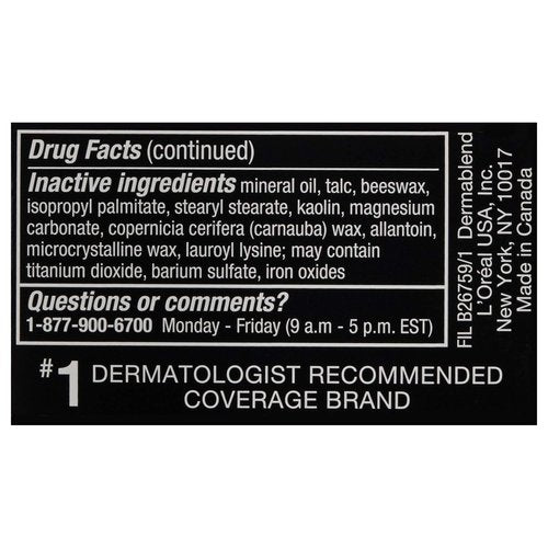 Dermablend Cover Creme High Coverage Foundation with SPF 30, 35C Medium Beige, 1 Oz.