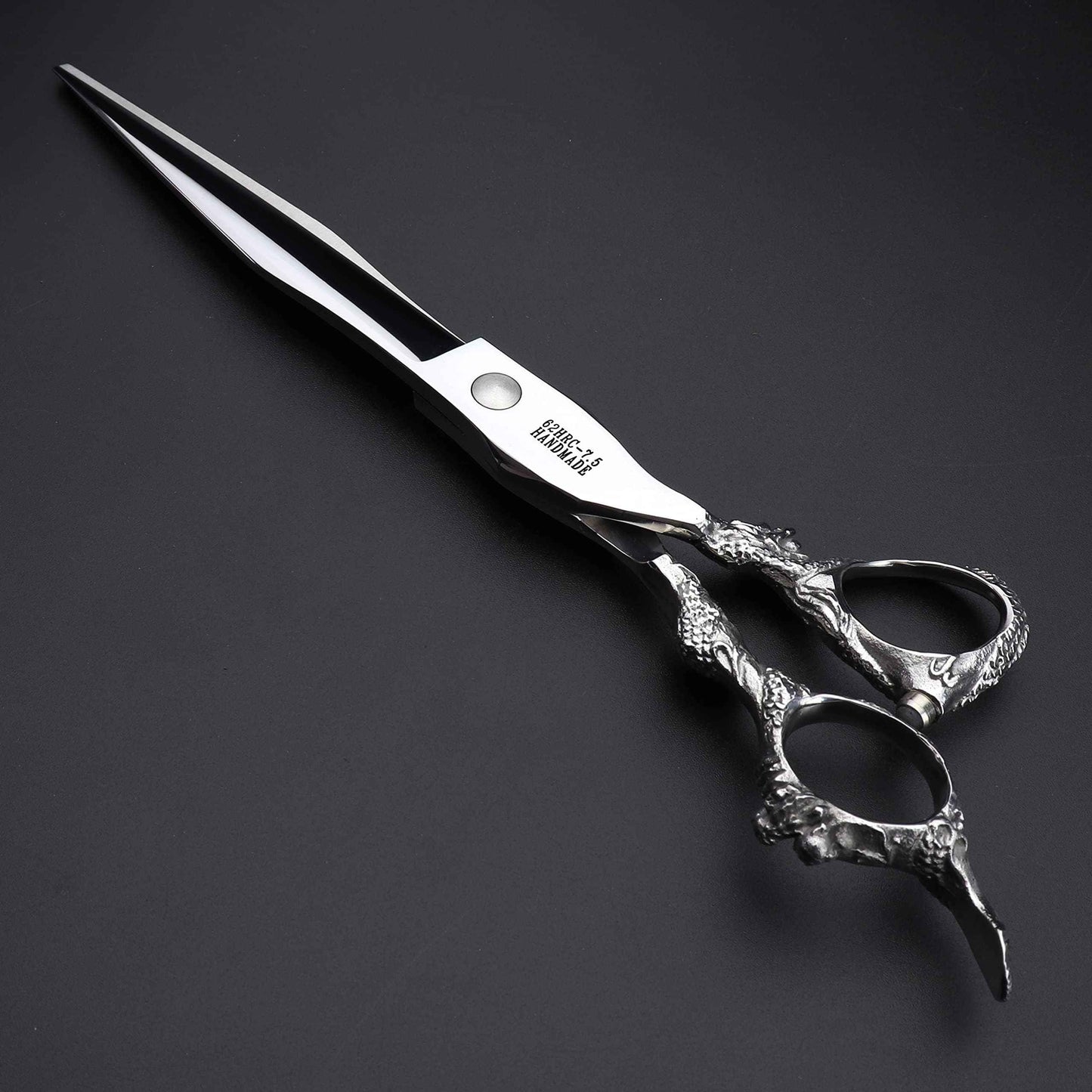 Professional Japanese Hair Scissors - 440C Stainless Steel/Rose Razor Edge (7.5 Inch Flat)