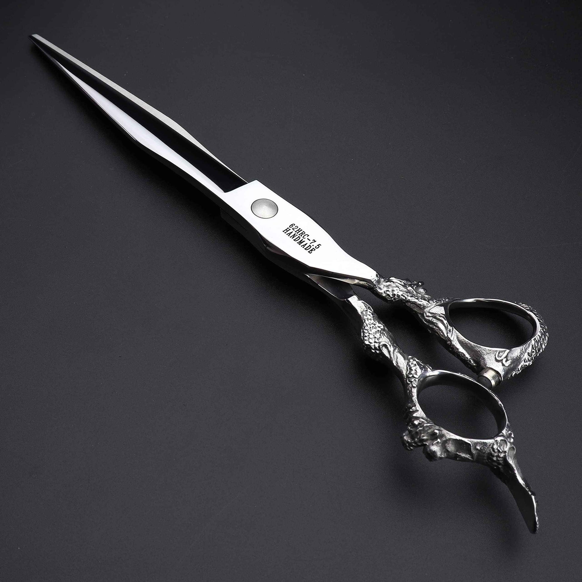 Professional Japanese Hair Scissors - 440C Stainless Steel/Rose Razor Edge (7.5 Inch Flat)