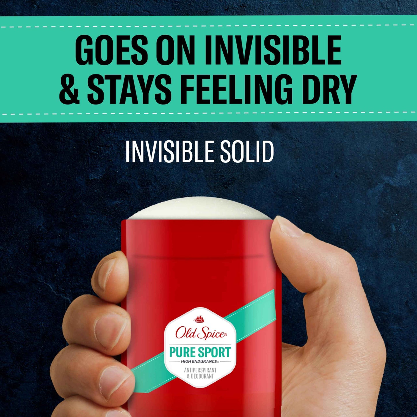 Old Spice Aluminum Free Antiperspirant Deodorant For Men, High Endurance, 24/7 Sweat Defense & Odor Protection, 24/7 Freshness & Lasting Scent, Pure Sport Scent, 0.5 oz (Pack of 24)