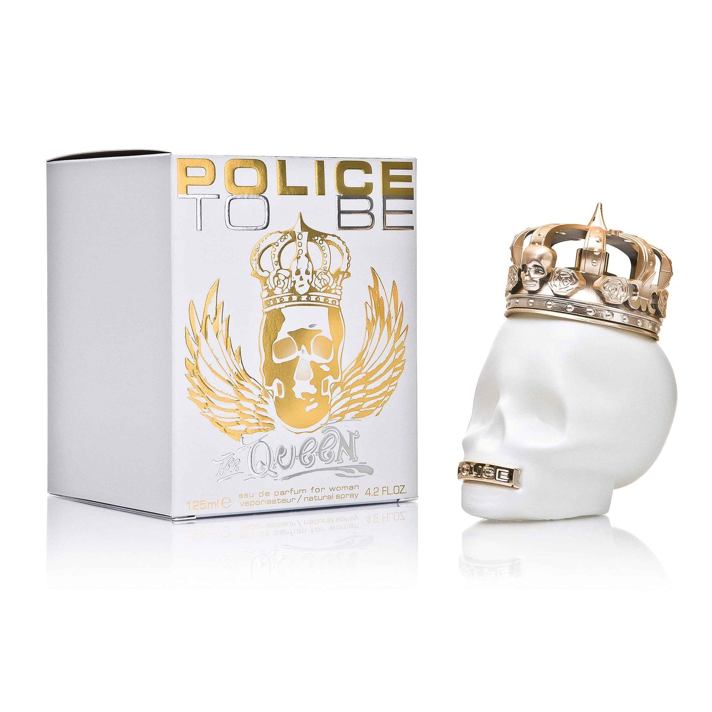 POLICE To Be the Queen - Perfume for Women - Floral Chypre Scent - Opens with Mandarin and Red Fruits - Blended with Jasmine and Peach - for Ambitious and Unique Ladies - 4.2 oz EDP Spray