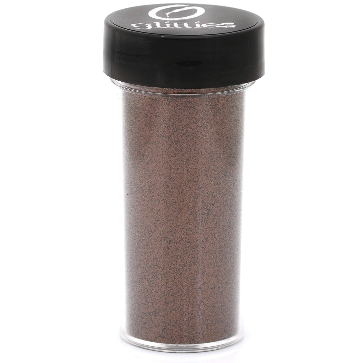 GLITTIES - Chocolate - Brown Loose Fine Glitter Powder (.008") - Great for Nail Art, Nail Polish, Gel, Gel Polish or Acrylic Nail Powder - Solvent Resistant - (30 Gram Jar)