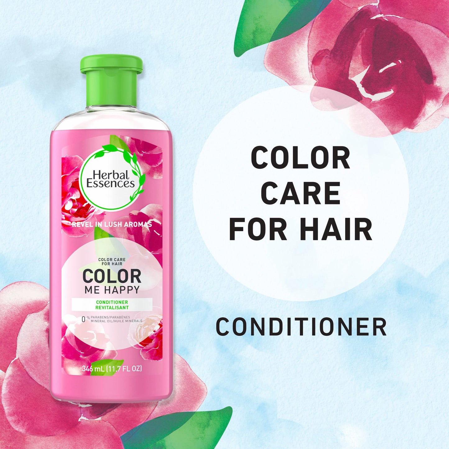 Herbal Essences Color Me Happy Conditioner for Color Treated Hair, 11.7 fl oz