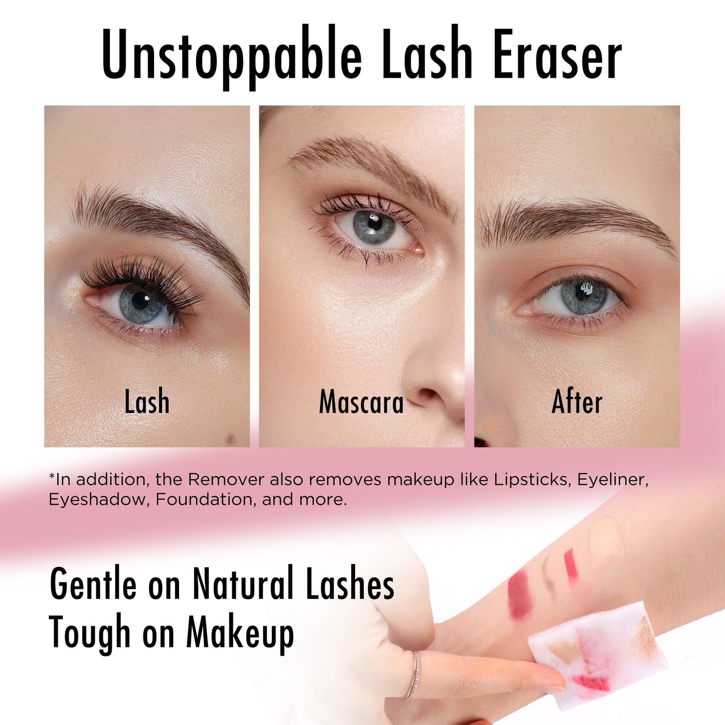 BEYELIAN Lash Remover, Cluster Lash Glue Remover Eyelash Remover for Cluster Lashes Lash Adhesive Remover Lash Glue Remover Rose 5g