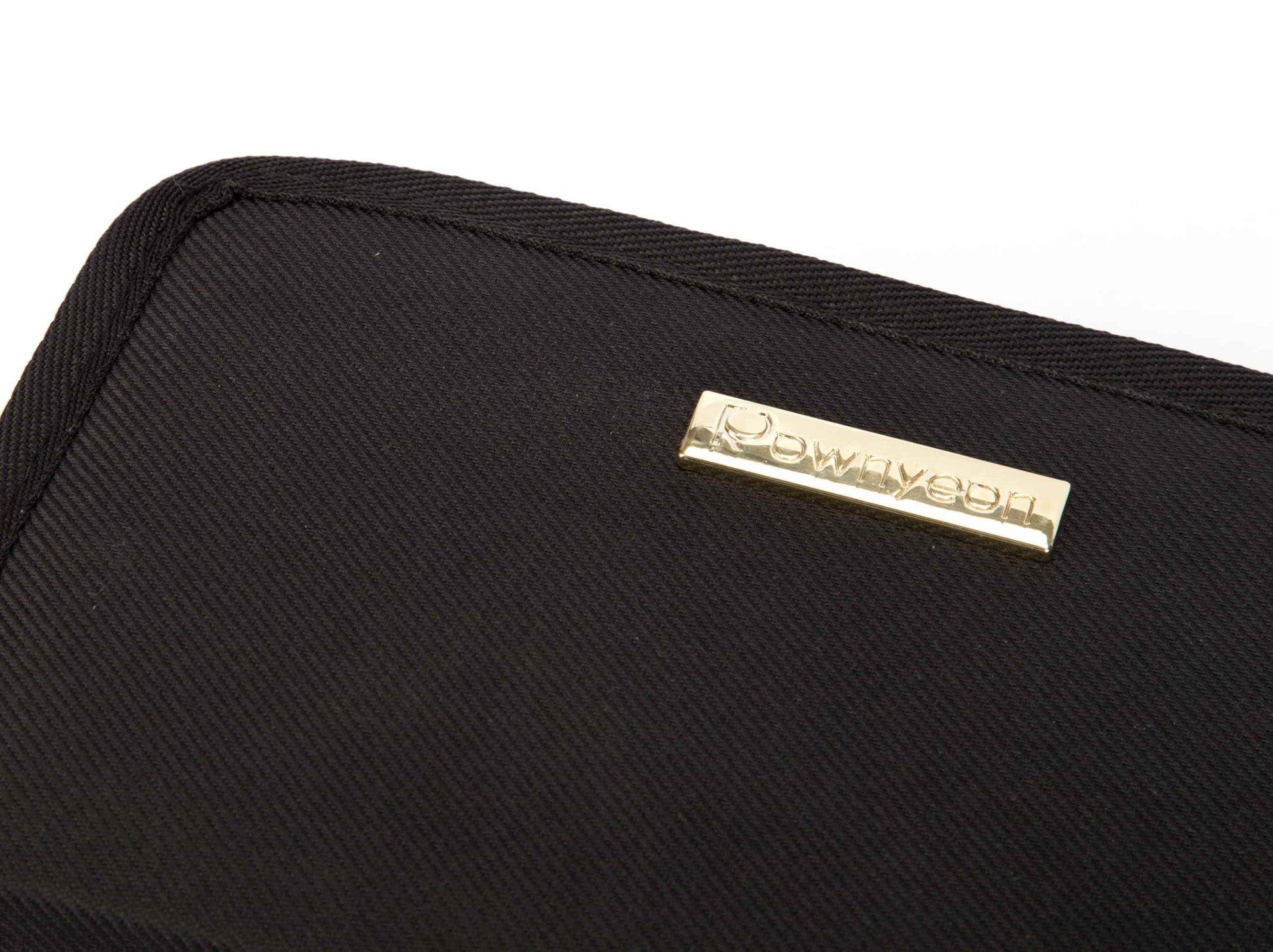 ROWNYEON Lipstick Organizer Bag for Short Lipstick,16 Slots Travel Lipstick Carrying Case, Portable Lip Storage Bag 1 Pack | L 8.27xW 5.12x1.77 inch | Gold Zipper