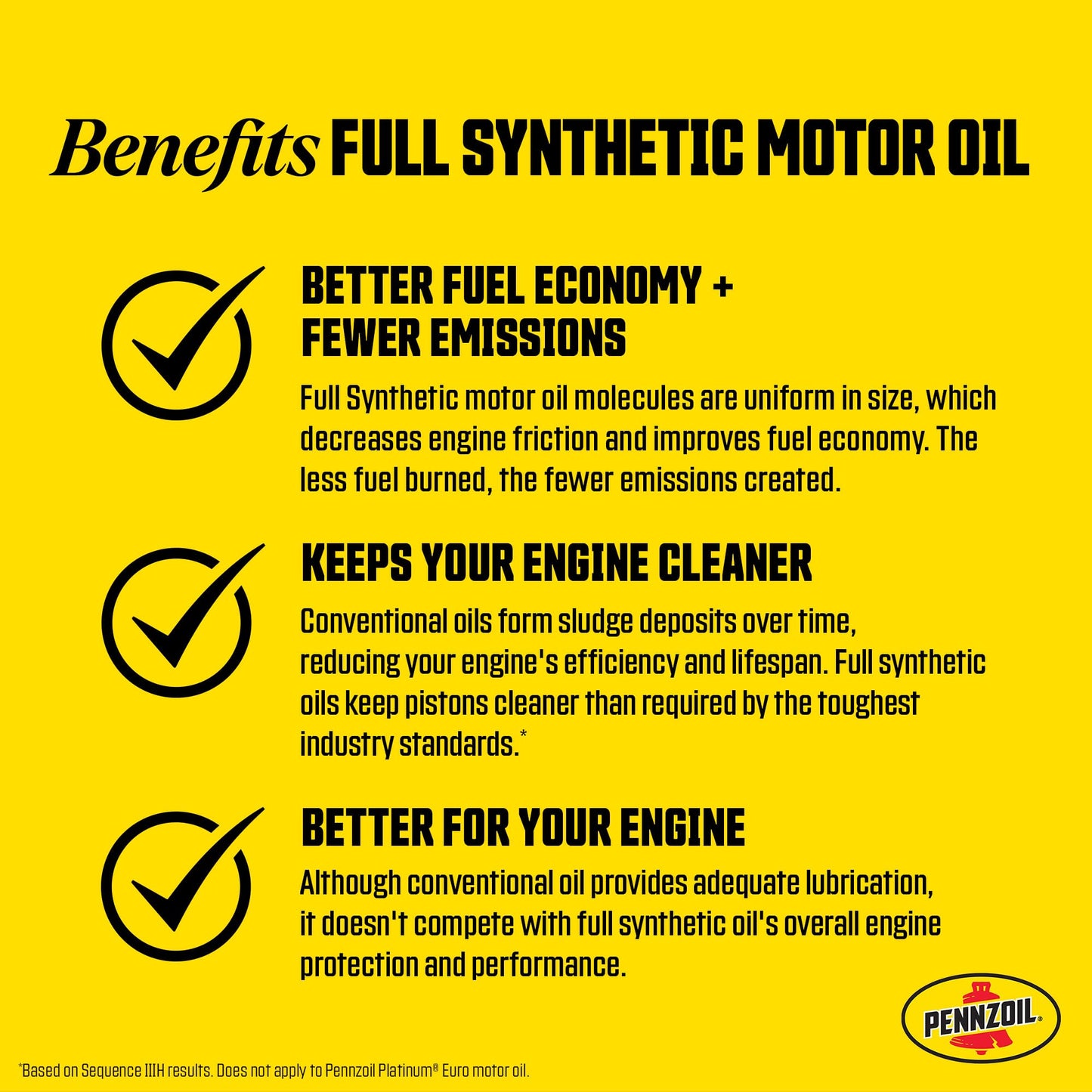 Pennzoil Platinum Full Synthetic 0W-16 Gasoline Engine Oil, 5 Quart (Case of 3)