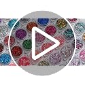 24 Color Chunky Glitter Gel Kit - Face, Body & Hair