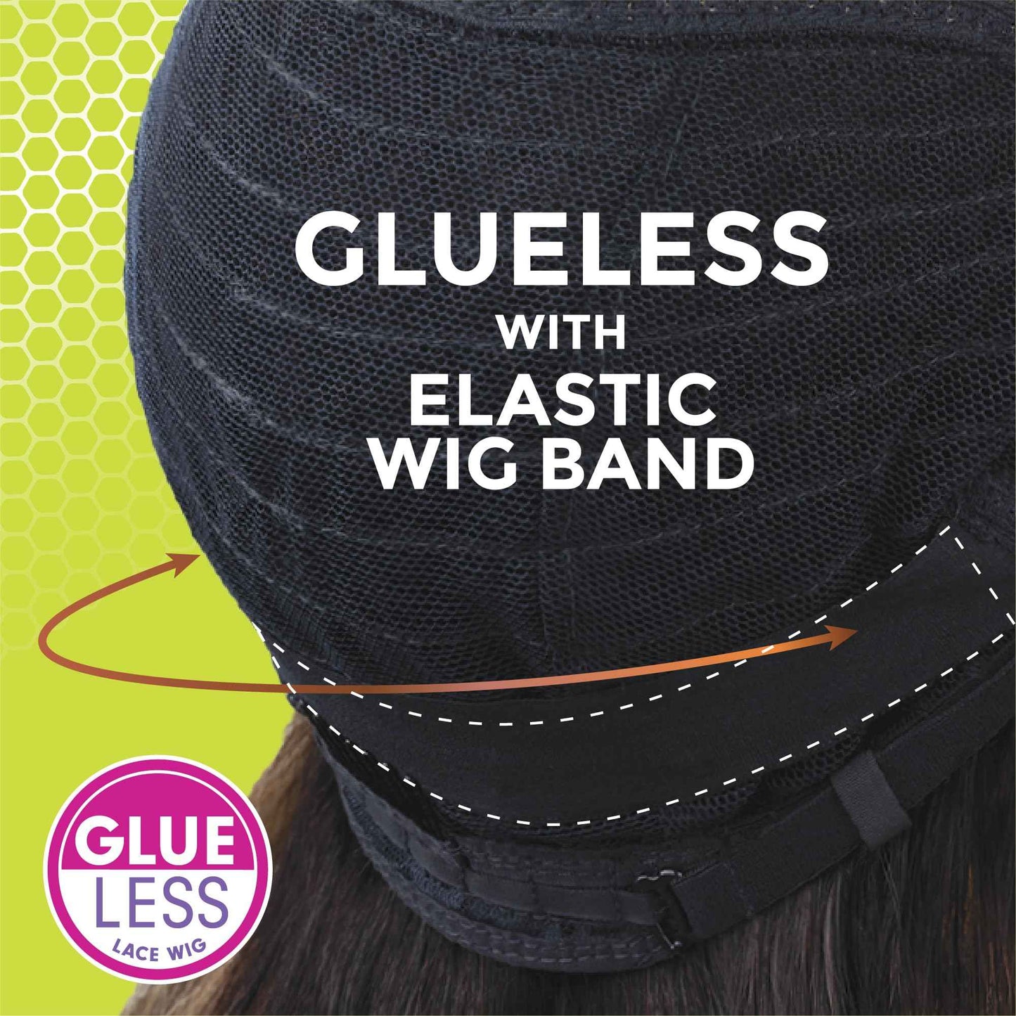 Sensationnel Butta Lace Wigs - Velvet Flow Unit Extra Wide 5 Inch Deep Parting Synthetic Preplucked Hairline Glueless Lacefront (1B OFFBLACK)