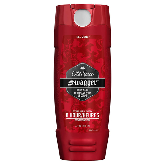 Old Spice Body Wash Red Zone, Swagger, 16-Ounce Bottle (Pack of 3)