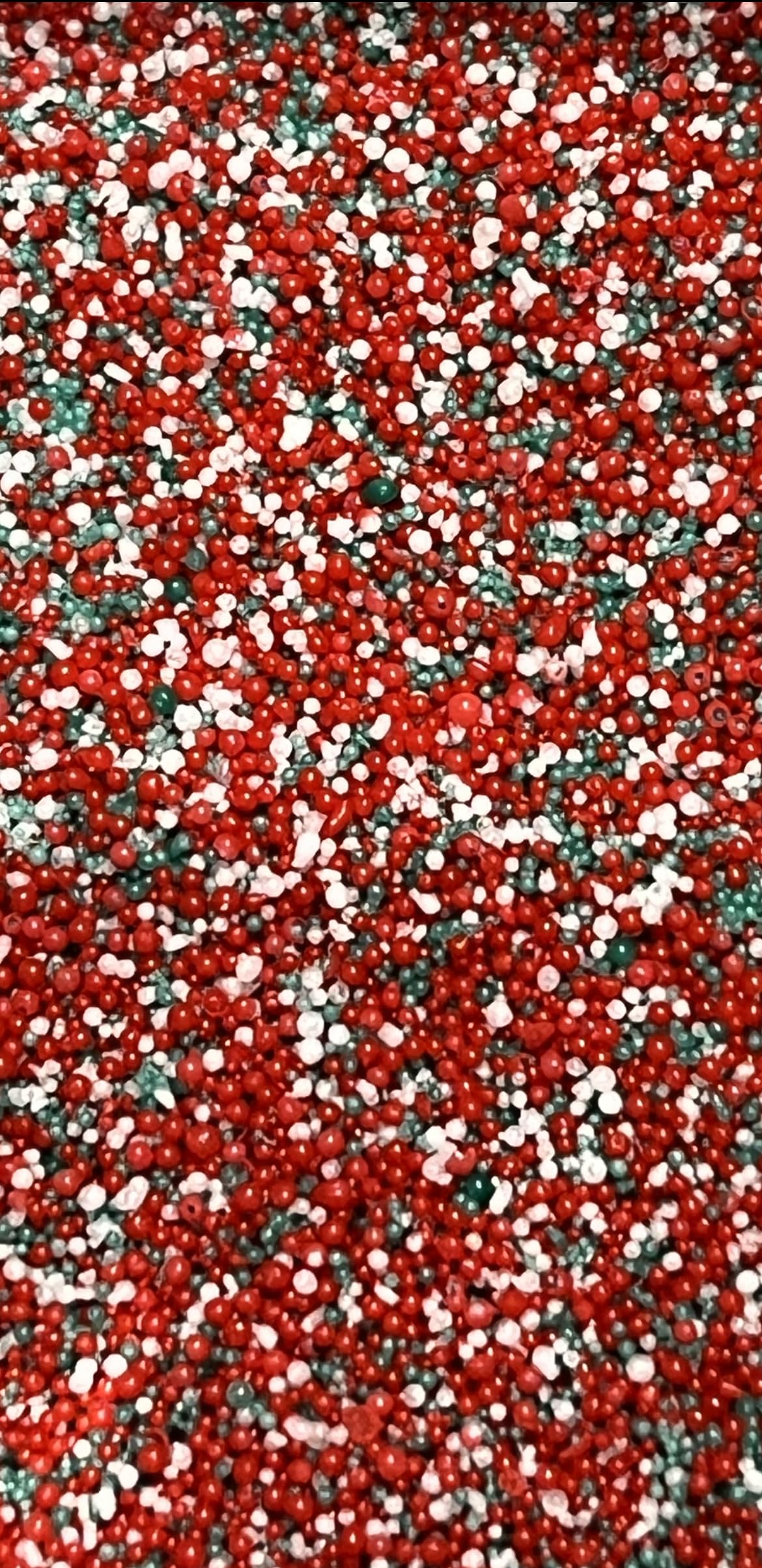 Jojoba Beads for Soap, Scrubs, Crafts (Red Green White Confetti) (1 oz)