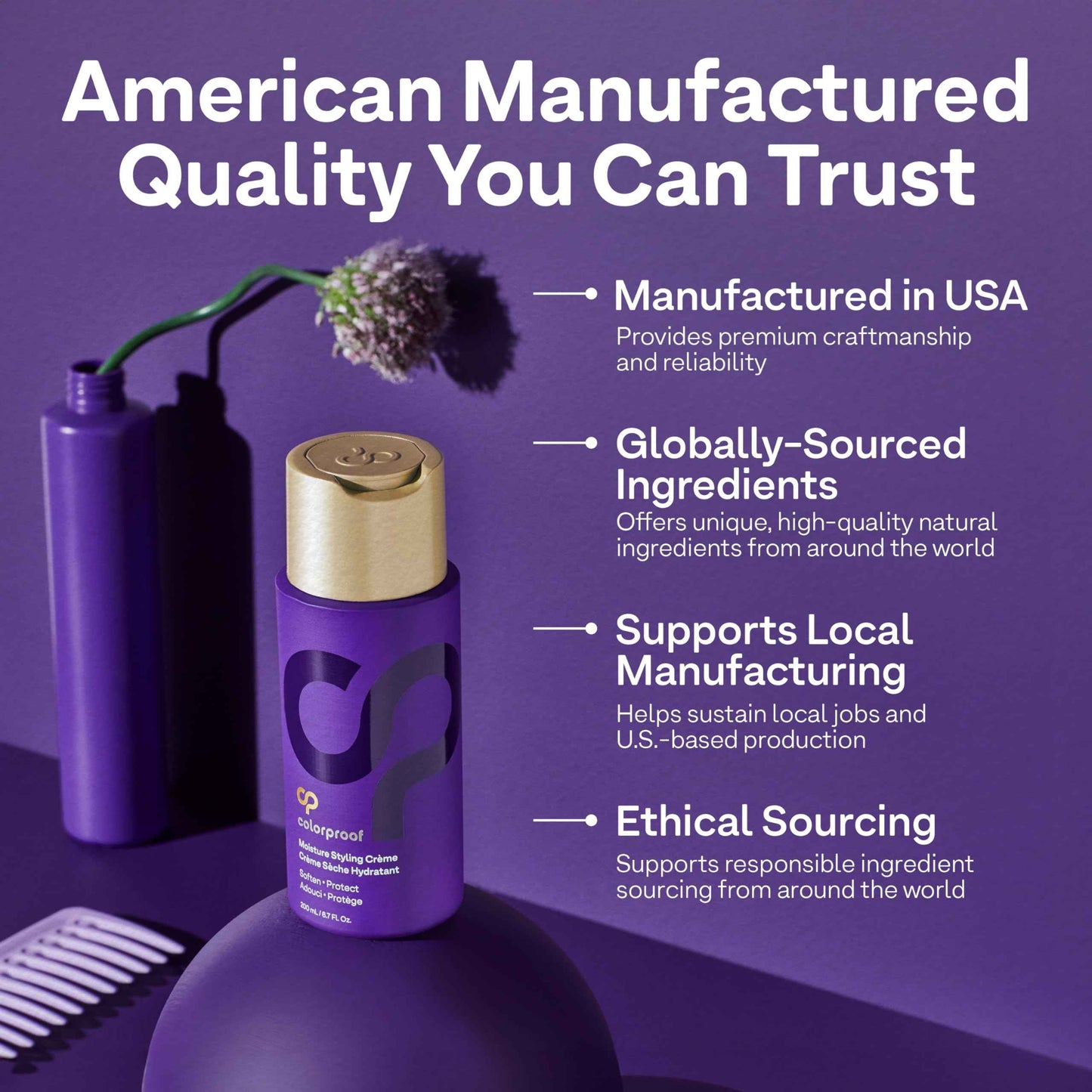 Colorproof Moisture Hair Conditioner 8.5FL. Oz. Nourishing and Moisturizing Conditioner, Mojito Mint Scent