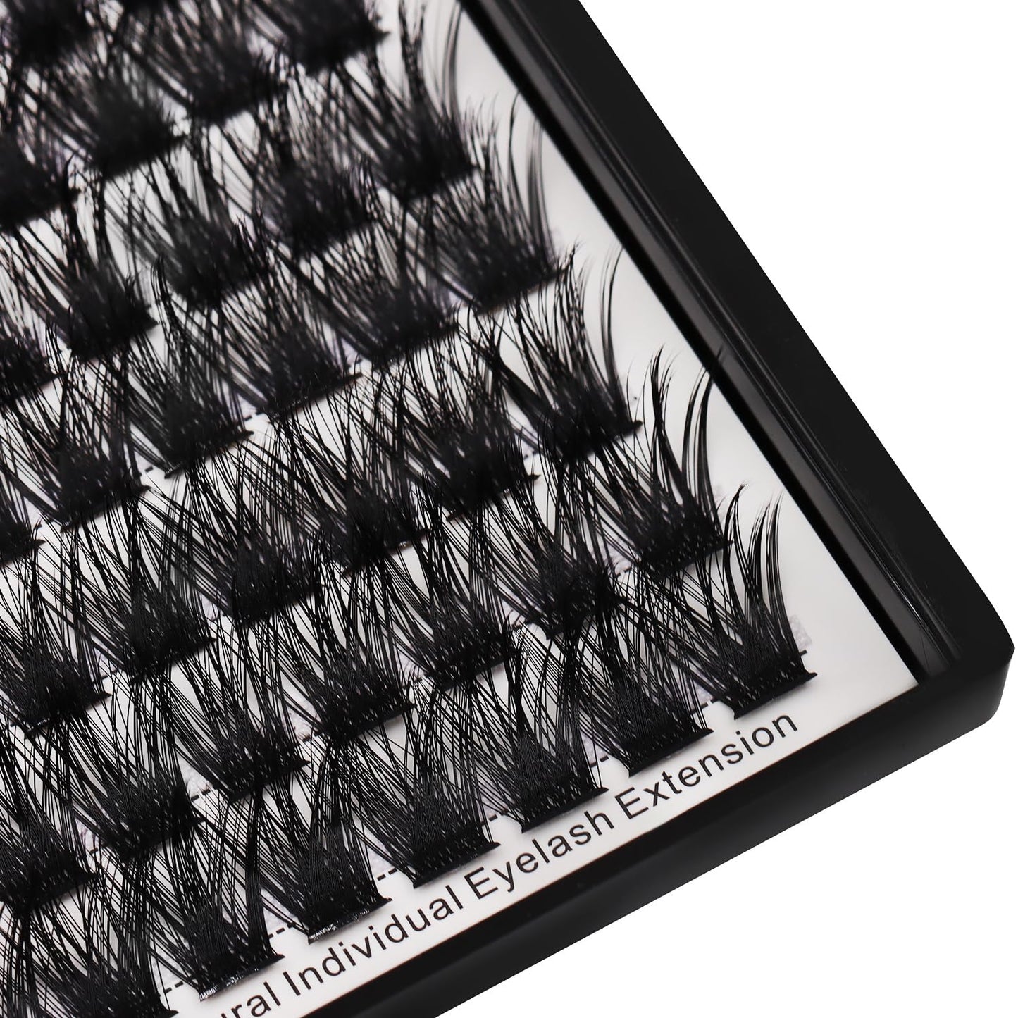 Bodermincer 120 Clusters/box Wide Cluster 3D Effect Glue Bonded Cluster Eyelashes Individual Eyelash Extension Eyelashes Bunches False Eyelashes Home Eyelash Extension (20MM)