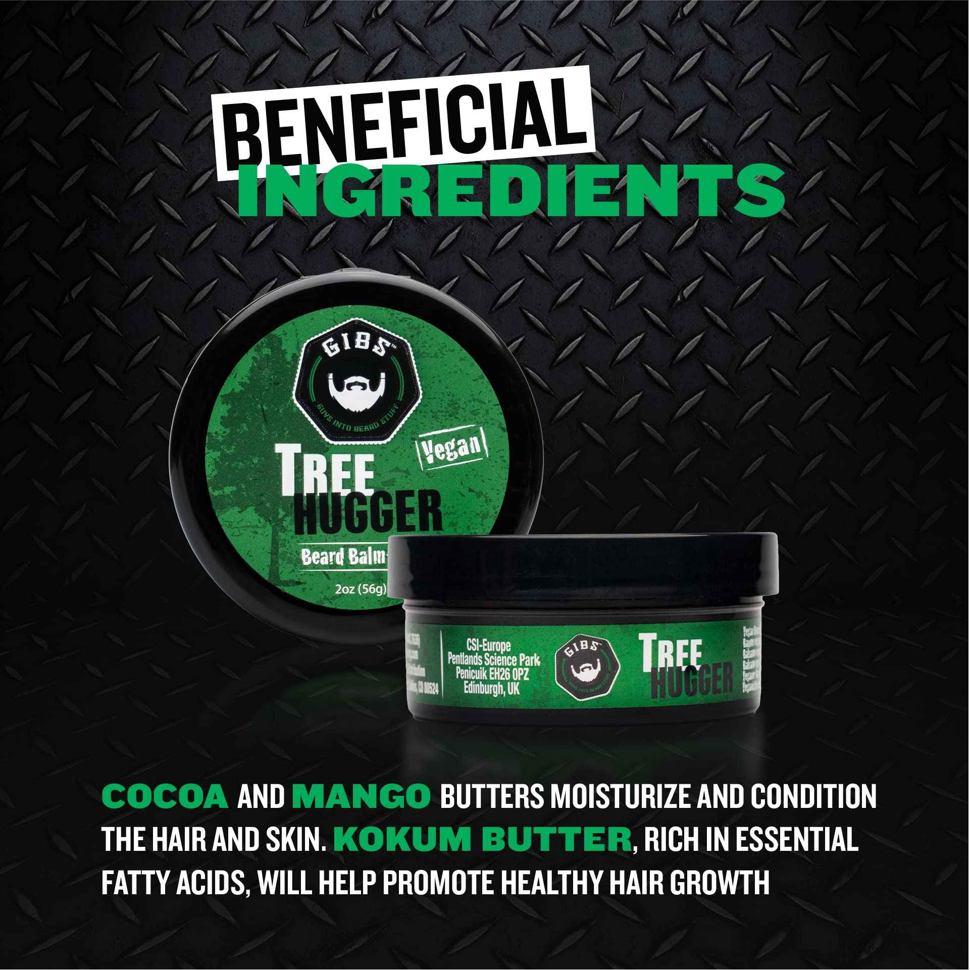 GIBS Grooming Tree Hugger Beard Balm Aid, 2 oz