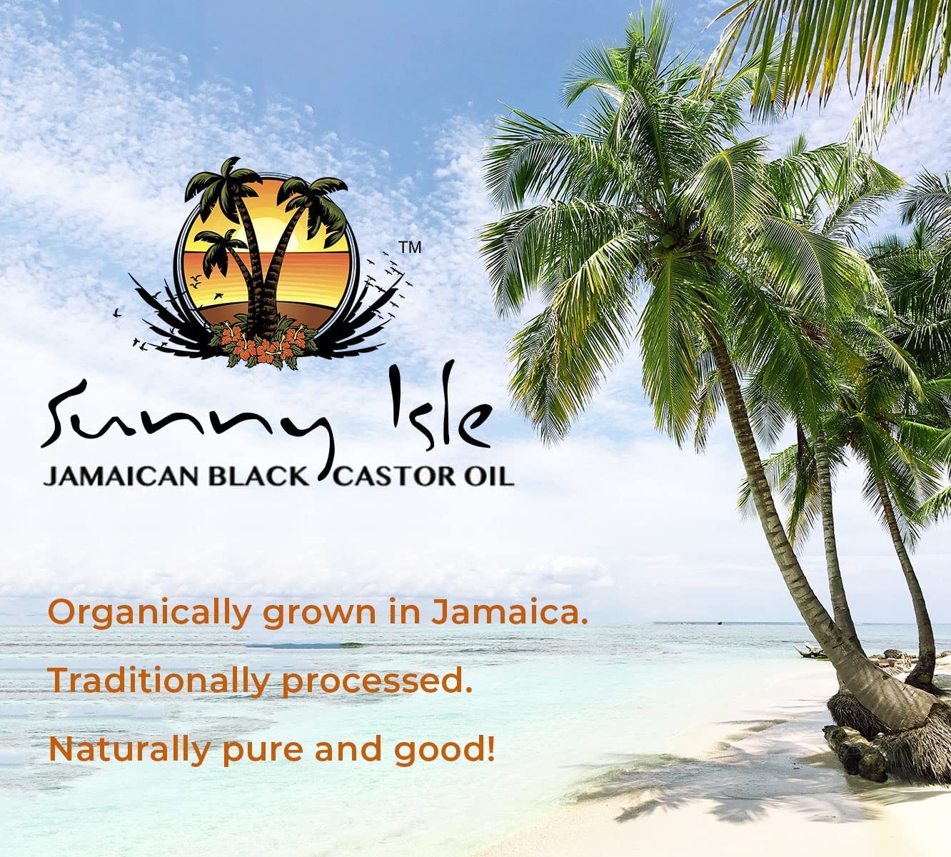 Sunny Isle Jamaican Black Castor Oil 4oz | 100% Natural Treatment for Hair, Scalp and Skin