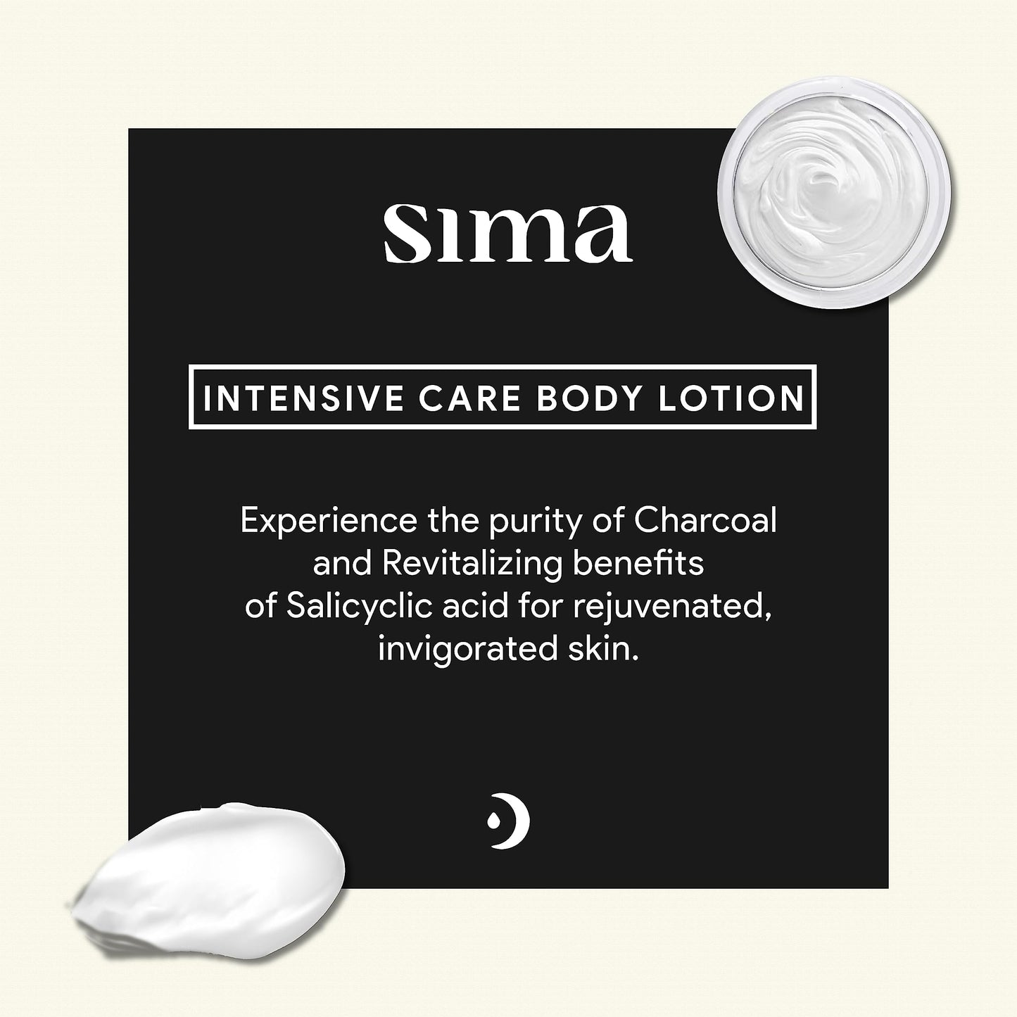 Sima - Body Lotion with Hyaluronic & Salicylic Acid 250ml - Hydrating Moisturizer for Smooth and Soft Skin - Fast Absorbing Formula with Vitamins and Natural Ingredients