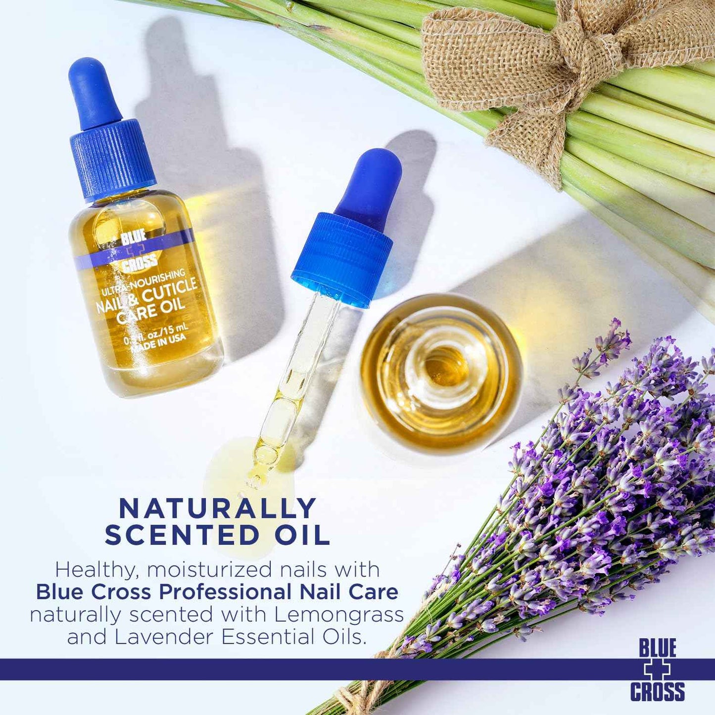 Blue Cross Professional Nail & Cuticle Care, Extra Strength Callus Remover Gel, 6mm Stainless Steel Cuticle Nippers, and All Natural Mineral Oil Free Cuticle Oil, 3 Pack Bundle