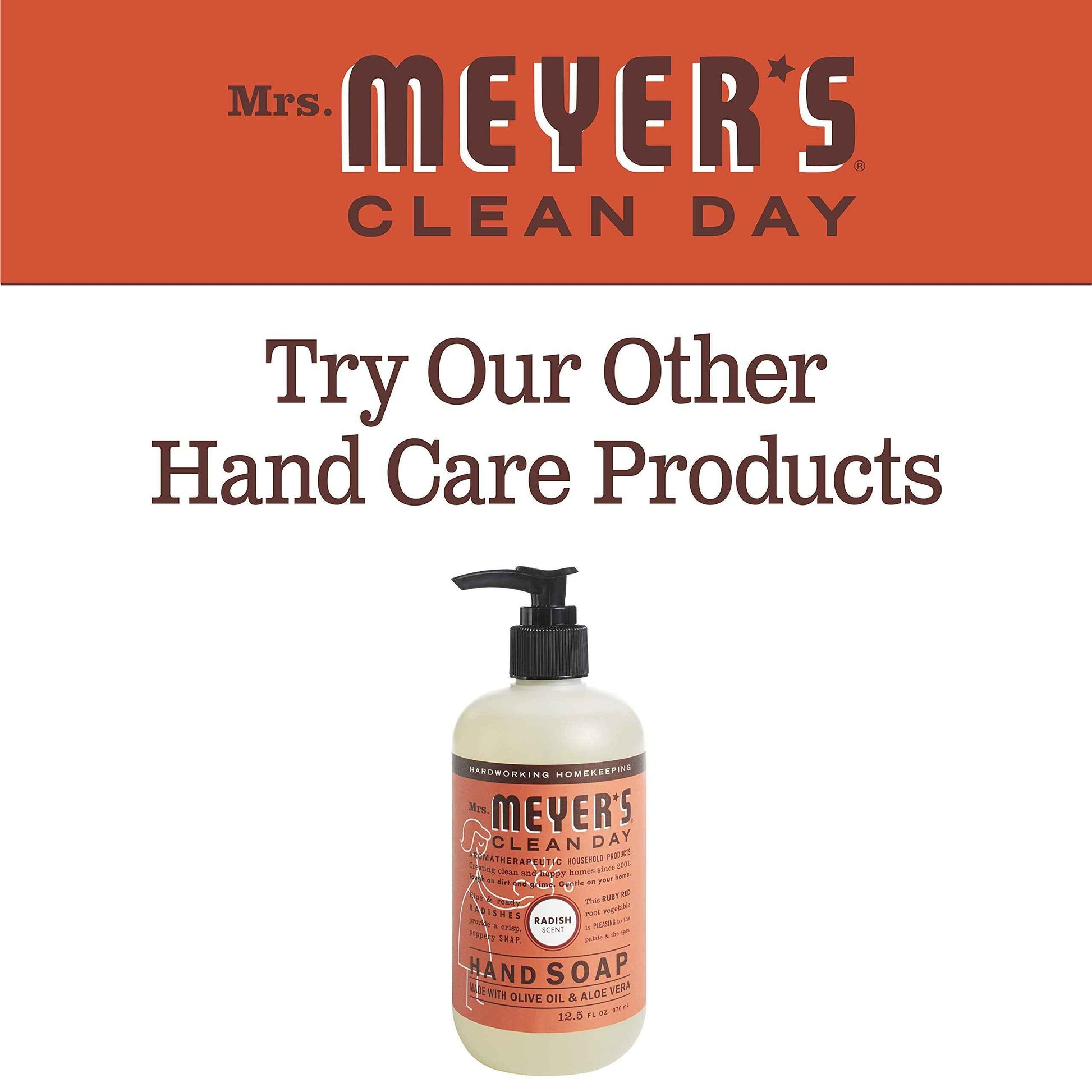 MRS. MEYER'S CLEAN DAY Liquid Hand Soap, Radish Scent (12.5 Fl Oz (Pack of 2))