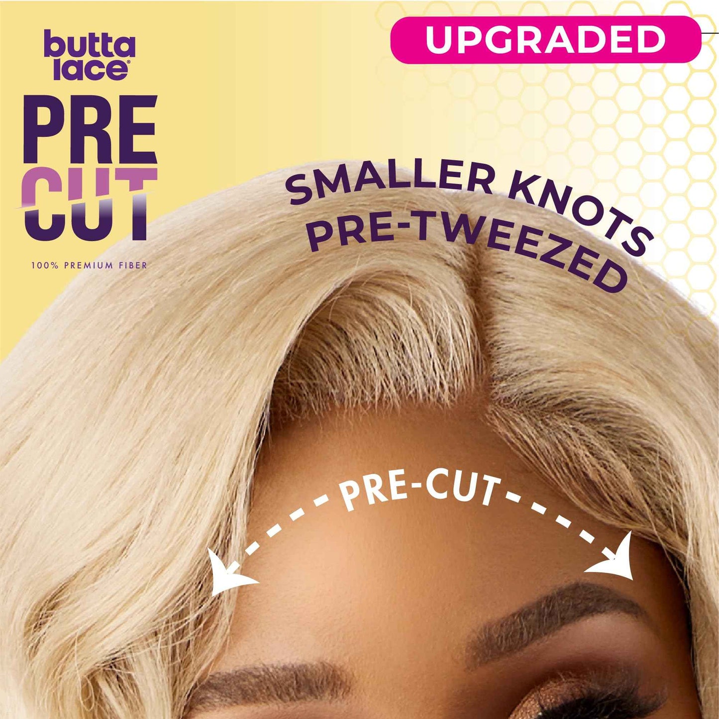 Sensationnel Butta Lace Precut Wigs - Unit 9 Glueless Extra Wide 5 Inch Deep Parting Synthetic Pre Tweezed Smaller Knot Hairline (2 DARKBROWN)