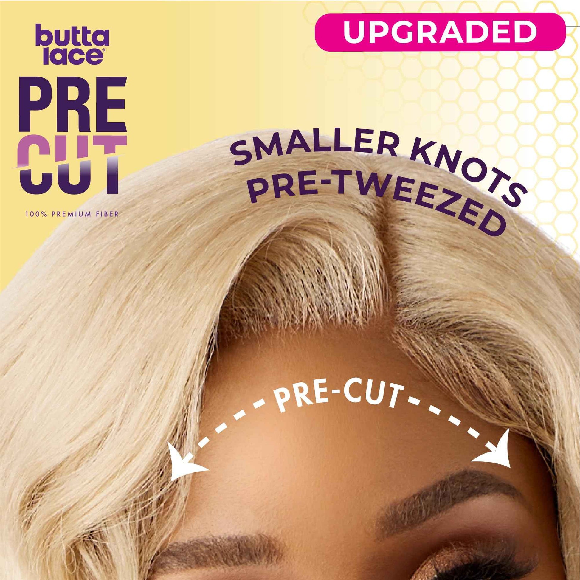 Sensationnel Butta Lace Precut Wigs - Unit 9 Glueless Extra Wide 5 Inch Deep Parting Synthetic Pre Tweezed Smaller Knot Hairline (2 DARKBROWN)