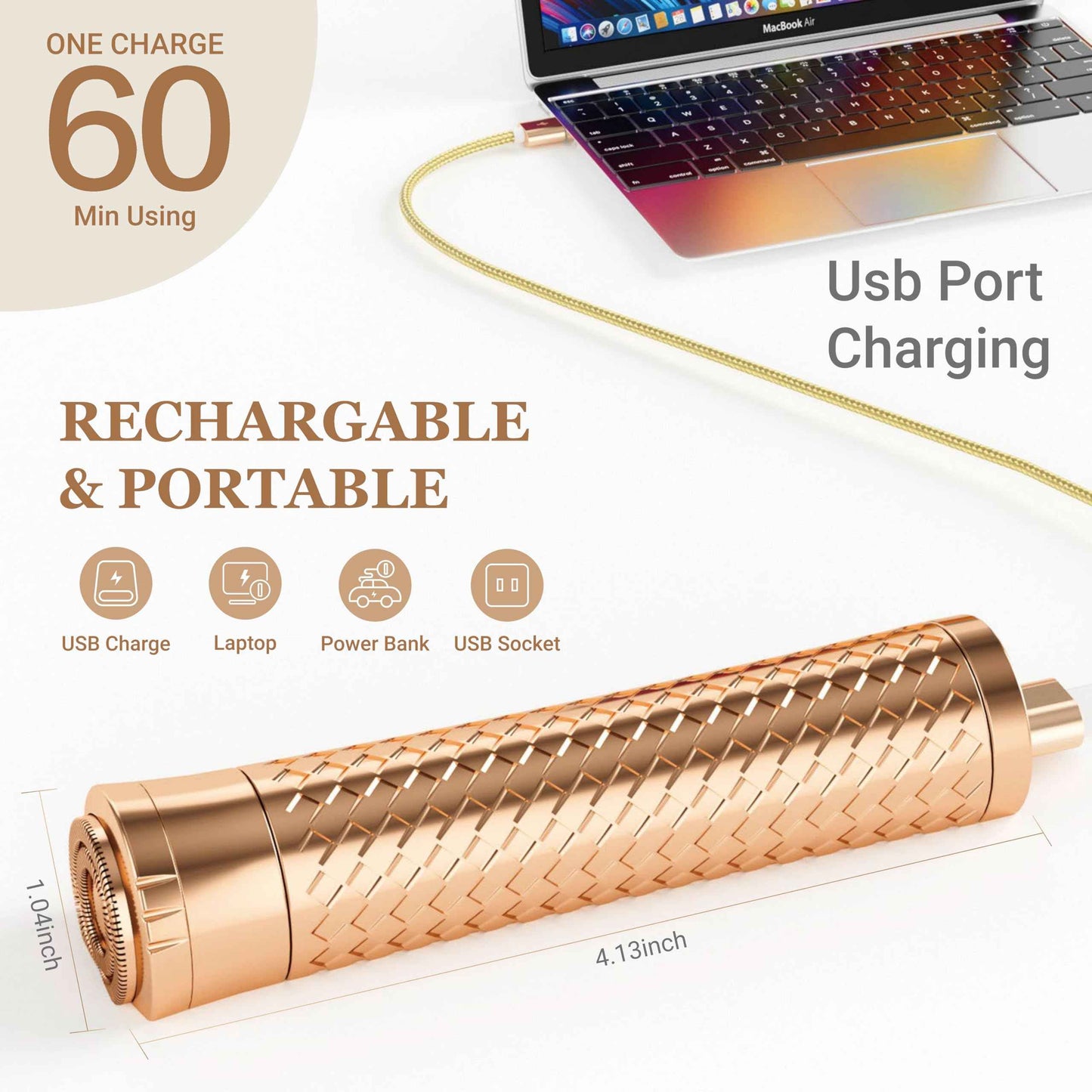 BLIBEE Facial Hair Removal for Women and Replacement Heads Bundles