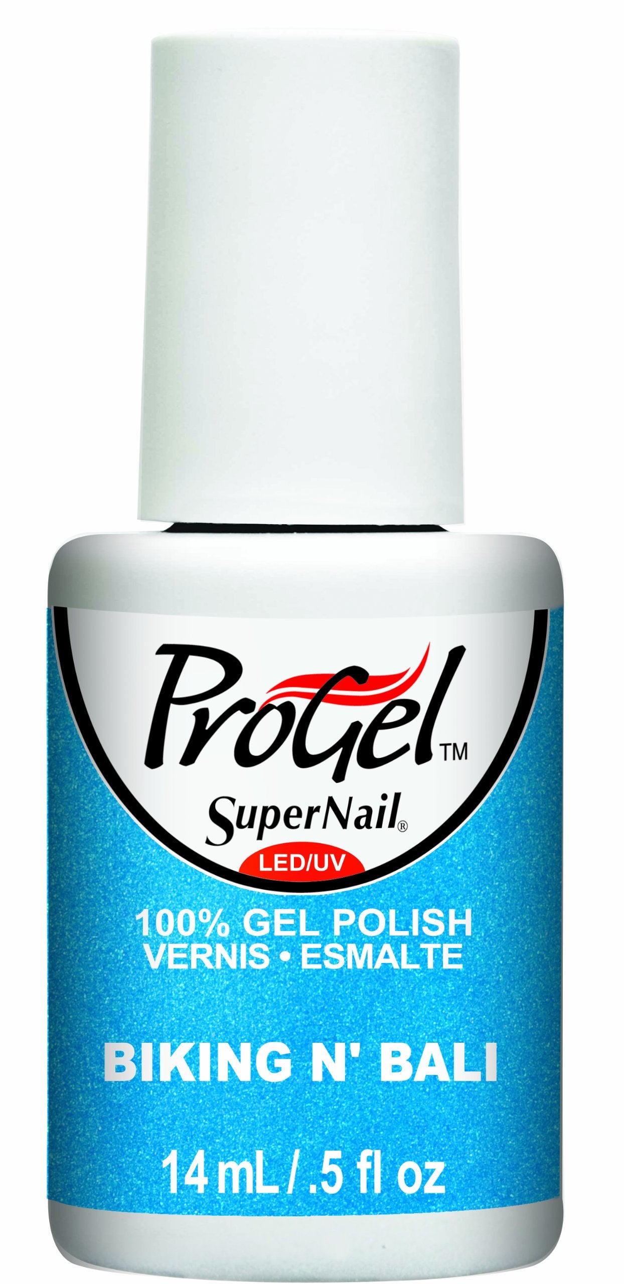 Supernail Progel Nail Lacquer, Biking N' Bali, 0.5 Fluid Ounce