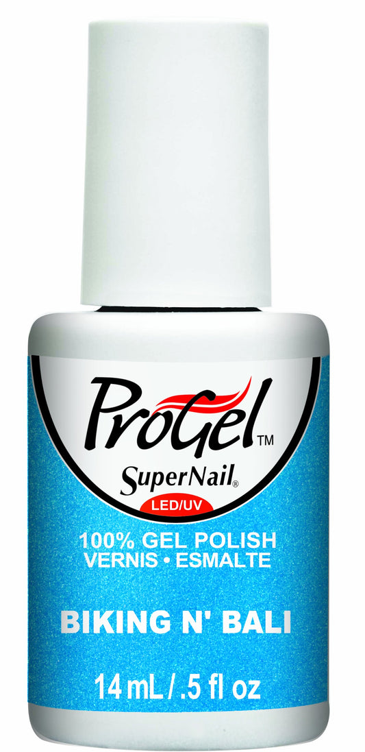 Supernail Progel Nail Lacquer, Biking N' Bali, 0.5 Fluid Ounce