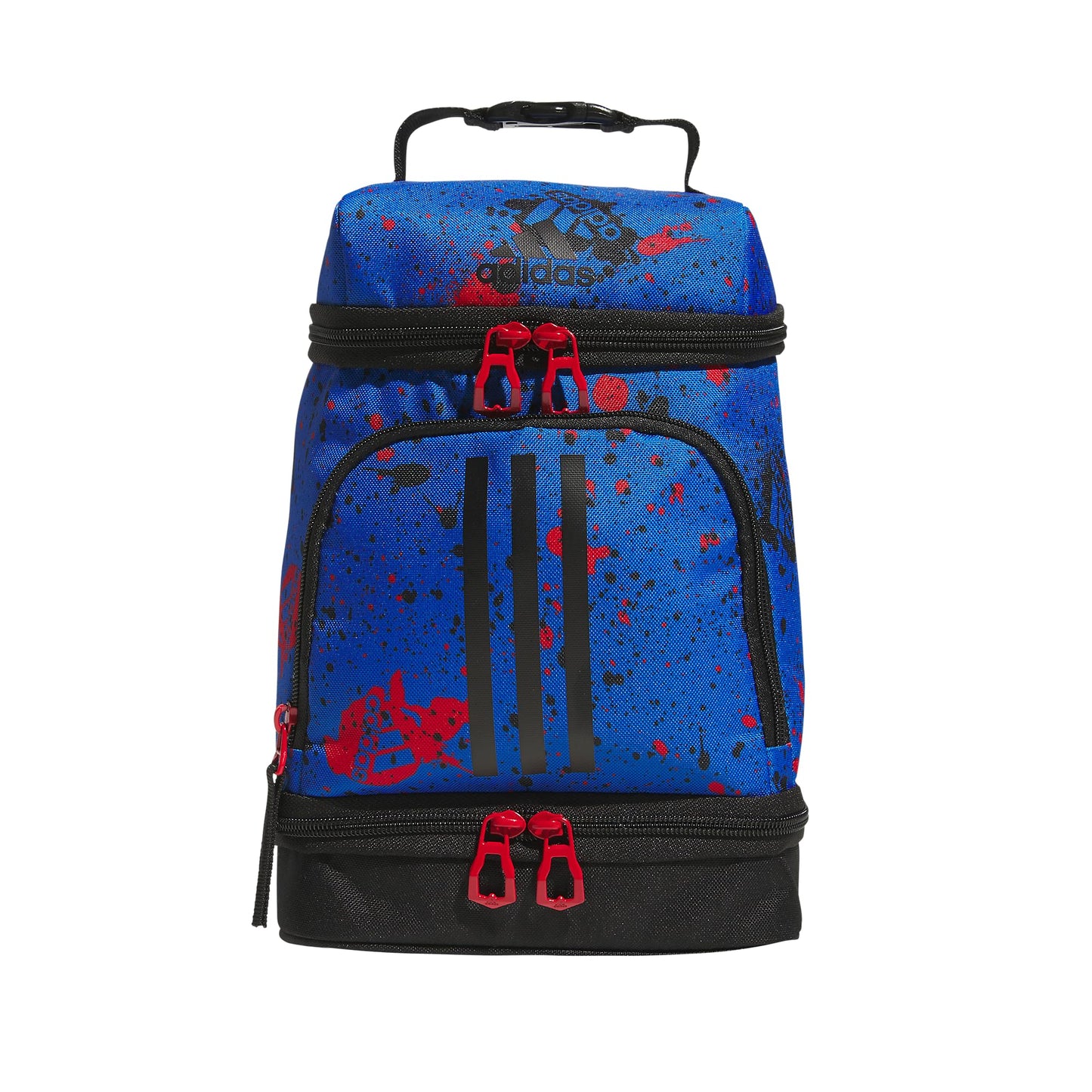 adidas Excel 2 Insulated Lunch Bag, Splatter Bright Royal/Black/Better Scarlet, One Size