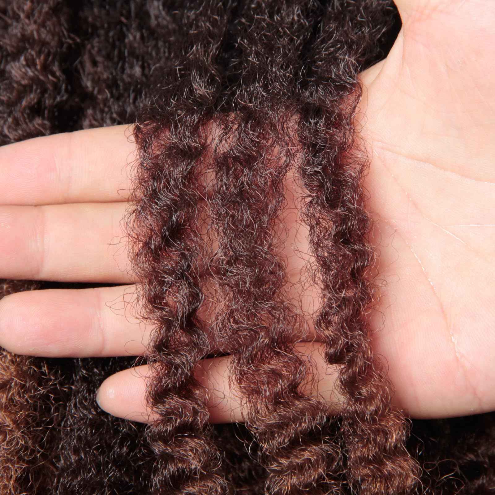 Marley Twist Braiding Hair 24 Inch 8 Packs – Fluffy&Tangle-Free Cuban Twist Hair for Braiding, Natural Look Synthetic Long-Lasting Spring Afro Kinky Twist Hair Extensions (33/27)