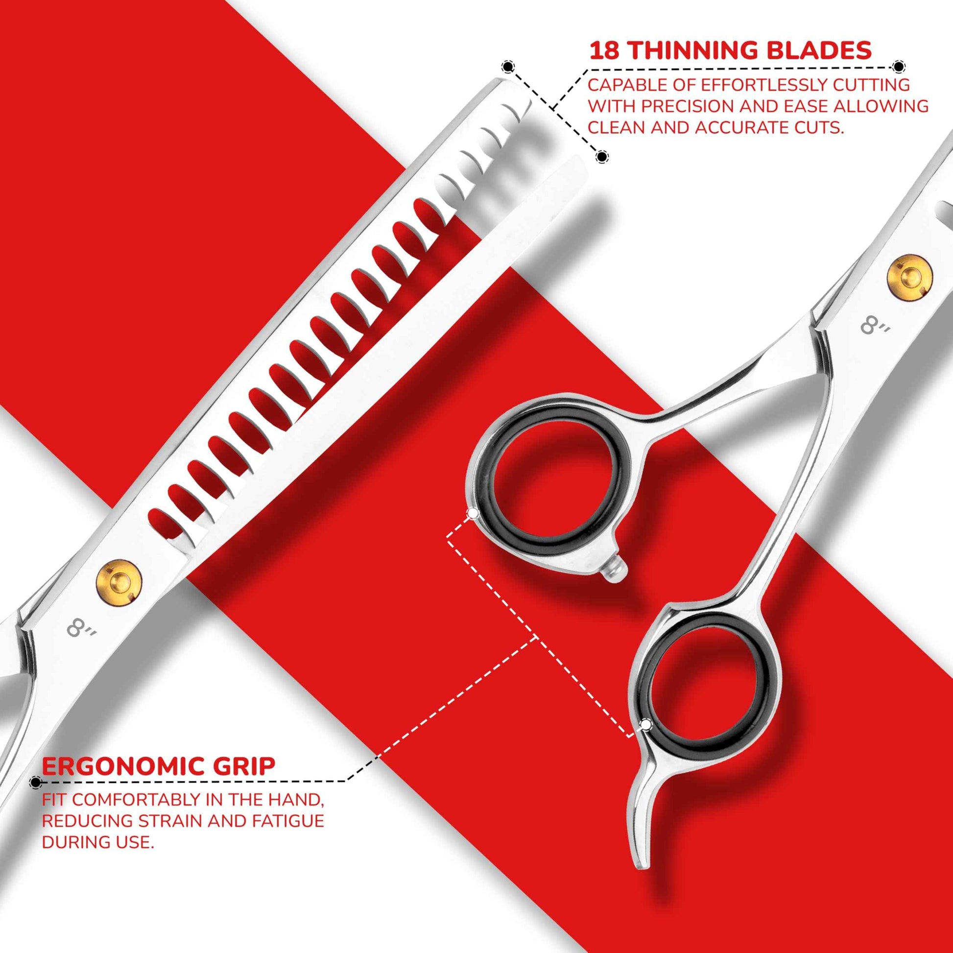 NIXCER Pet Grooming Kit - 4-Pack Rexine Zipper Bag for Convenient Pet Care, Essential Grooming Tools, Gray