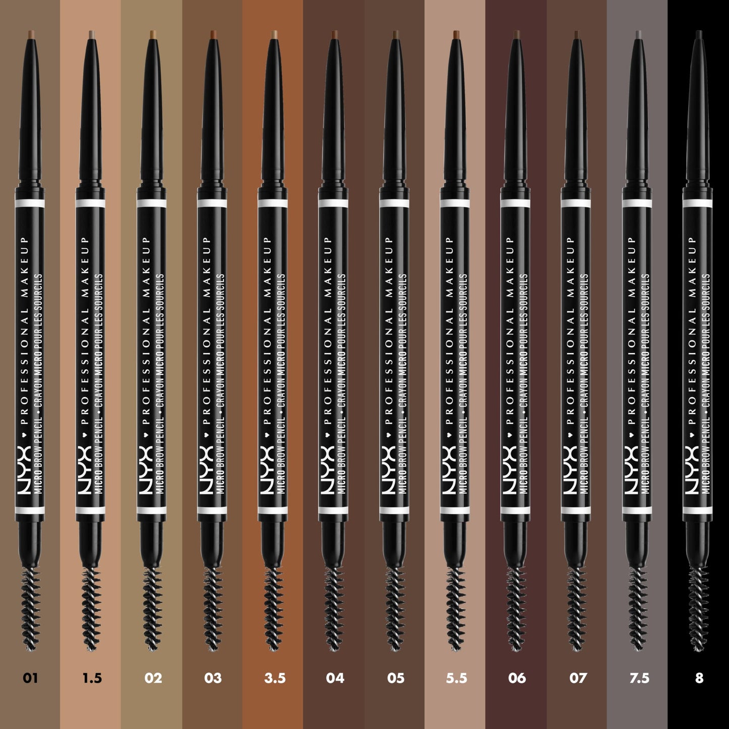 NYX PROFESSIONAL MAKEUP Micro Brow Pencil, Eyebrow Pencil - Taupe