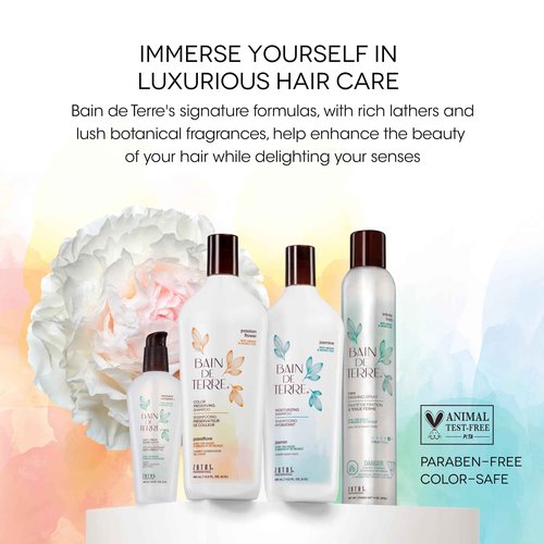 Bain de Terre Keratin Phyto-Protein Color Protect Strengthening Shampoo, Color-Safe Strengthening for Weak & Damaged Hair, Sulfate-Free, Paraben-Free, 33.8 Fl Oz